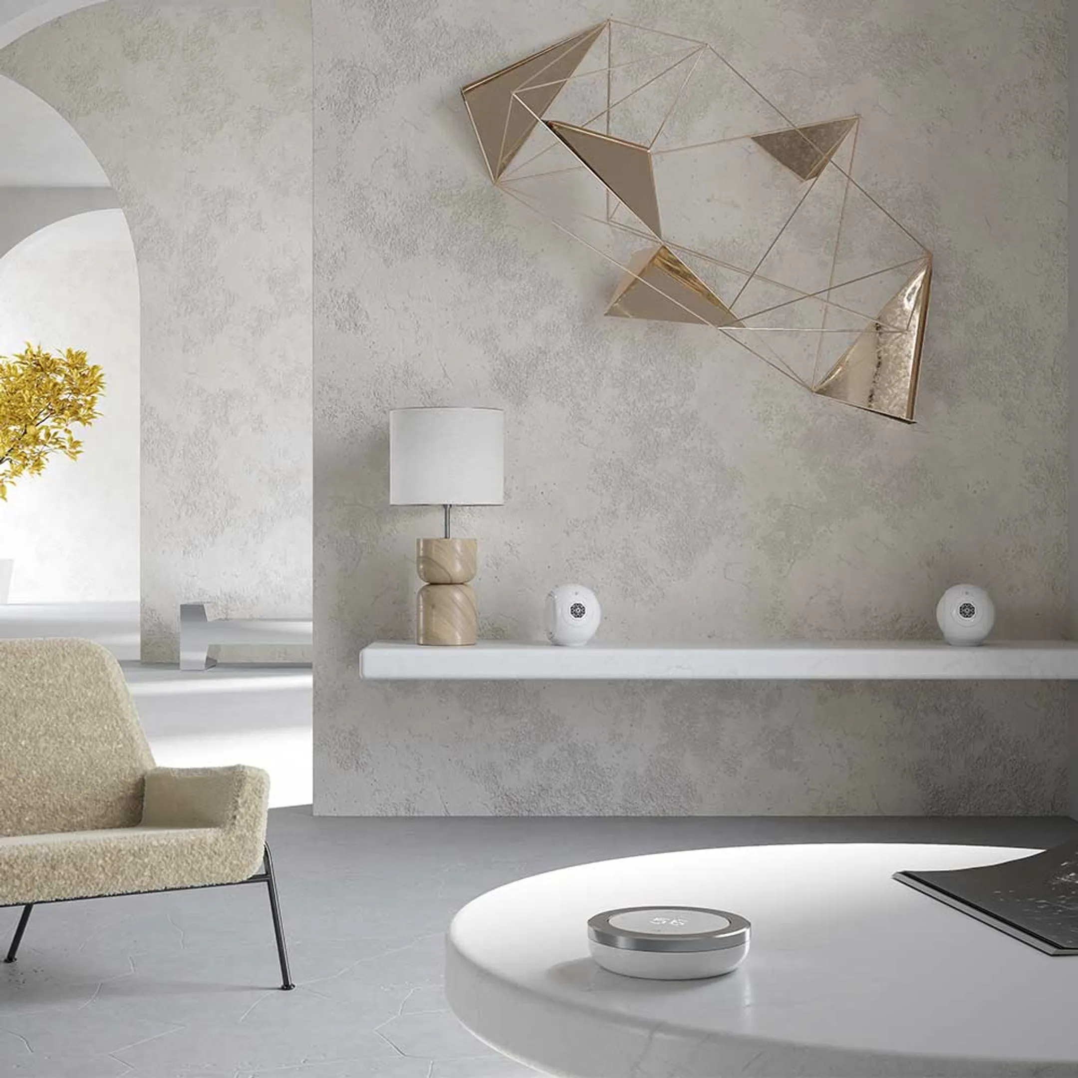 DEVIALET Enceinte Bluetooth et WiFi Phantom II 98 dB - Blanc image