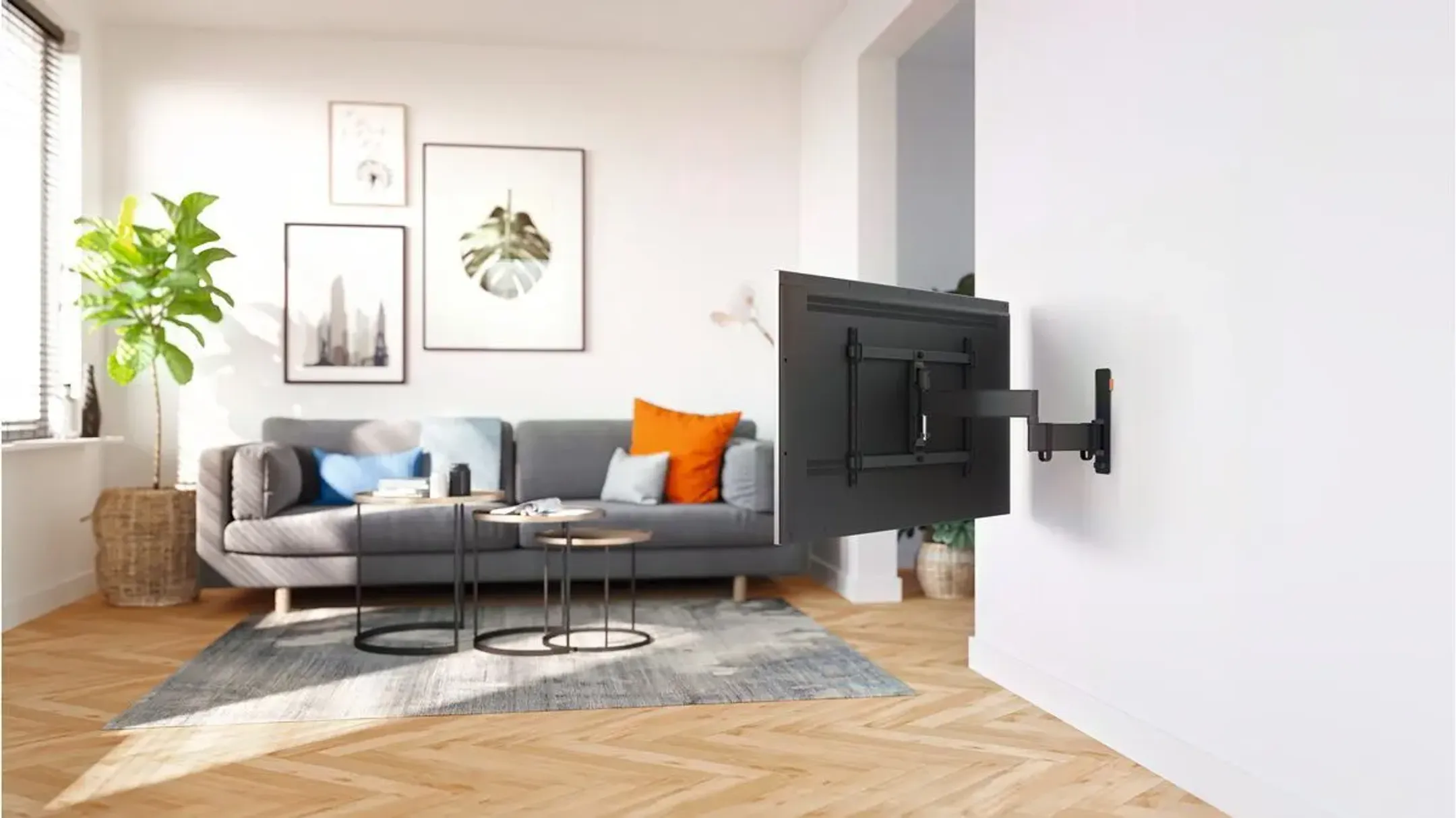 Vogels Support TV orientable - TVM 3645 - 40" à 77" - Noir image