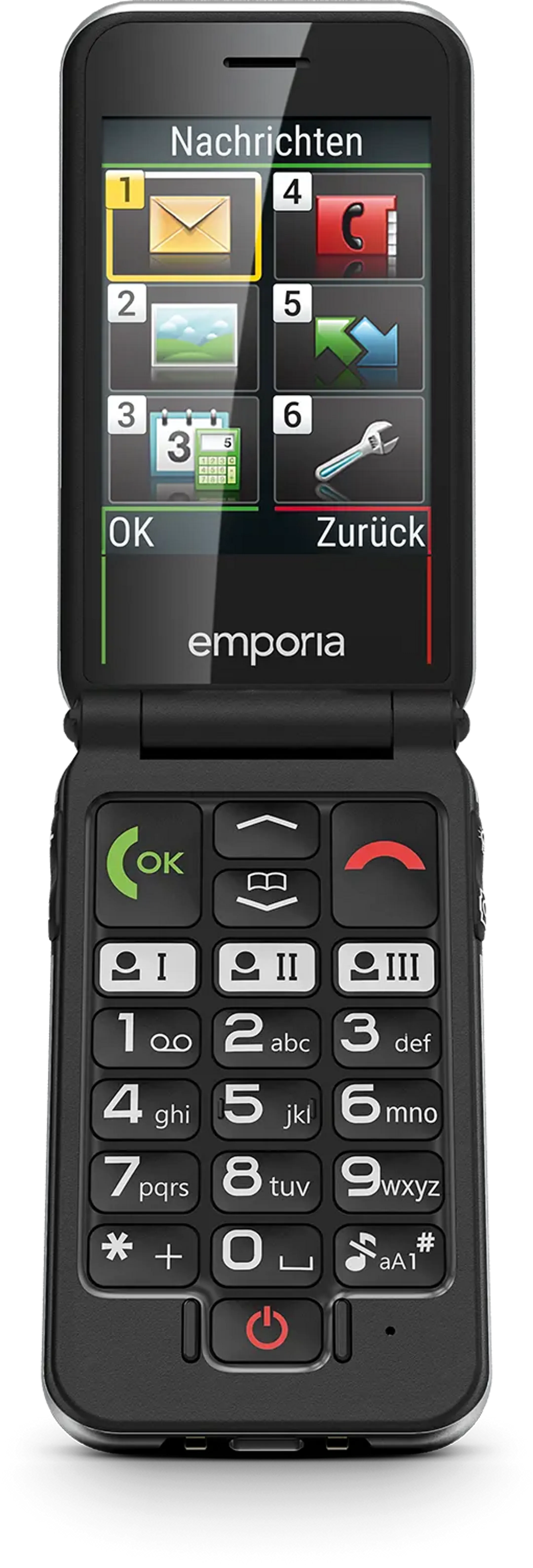 Emporia Téléphone à clapet Joy-LTE - Noir image