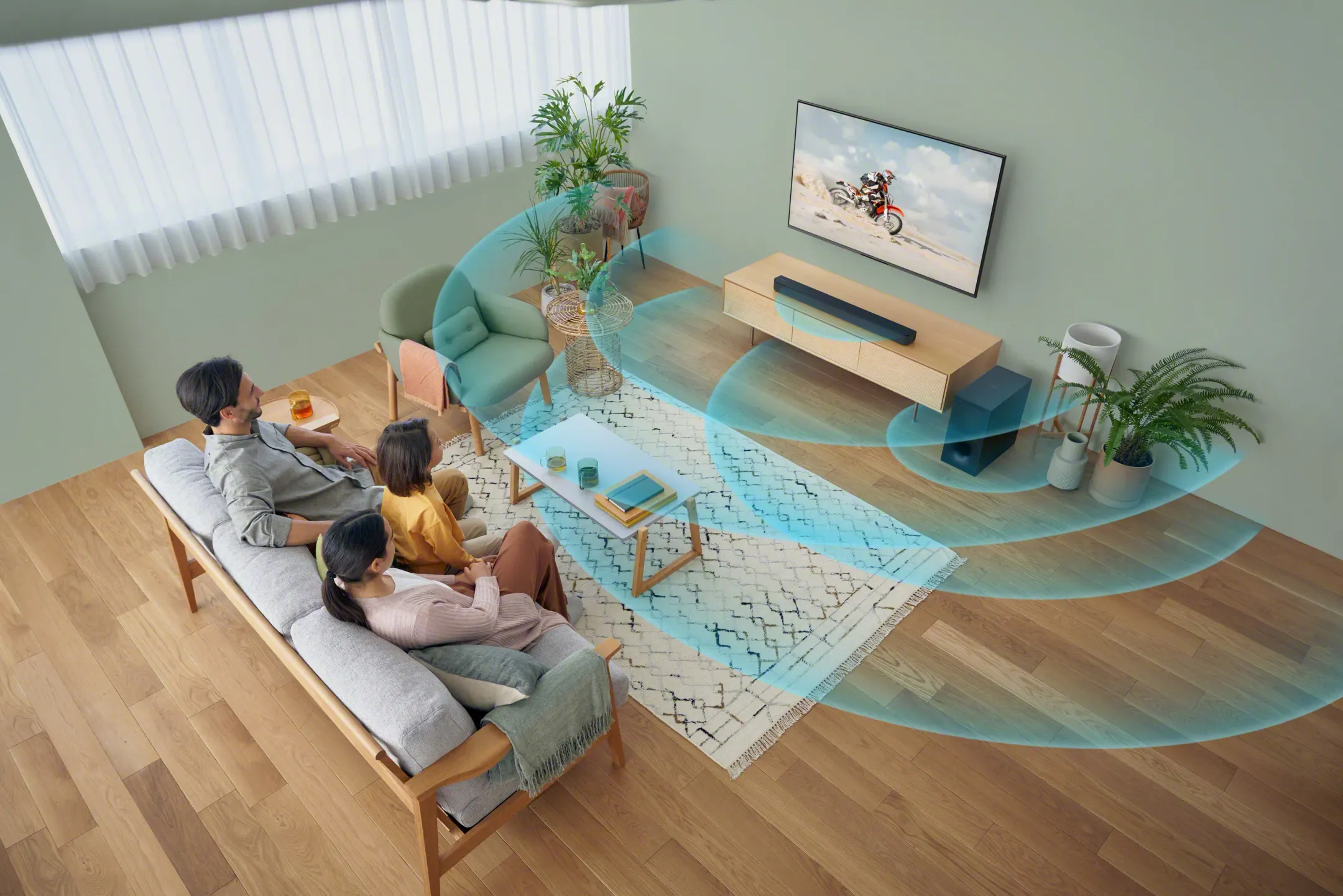 Sony HT-S400 Sound Bar with wireless subwoofer - 2.1 channels image