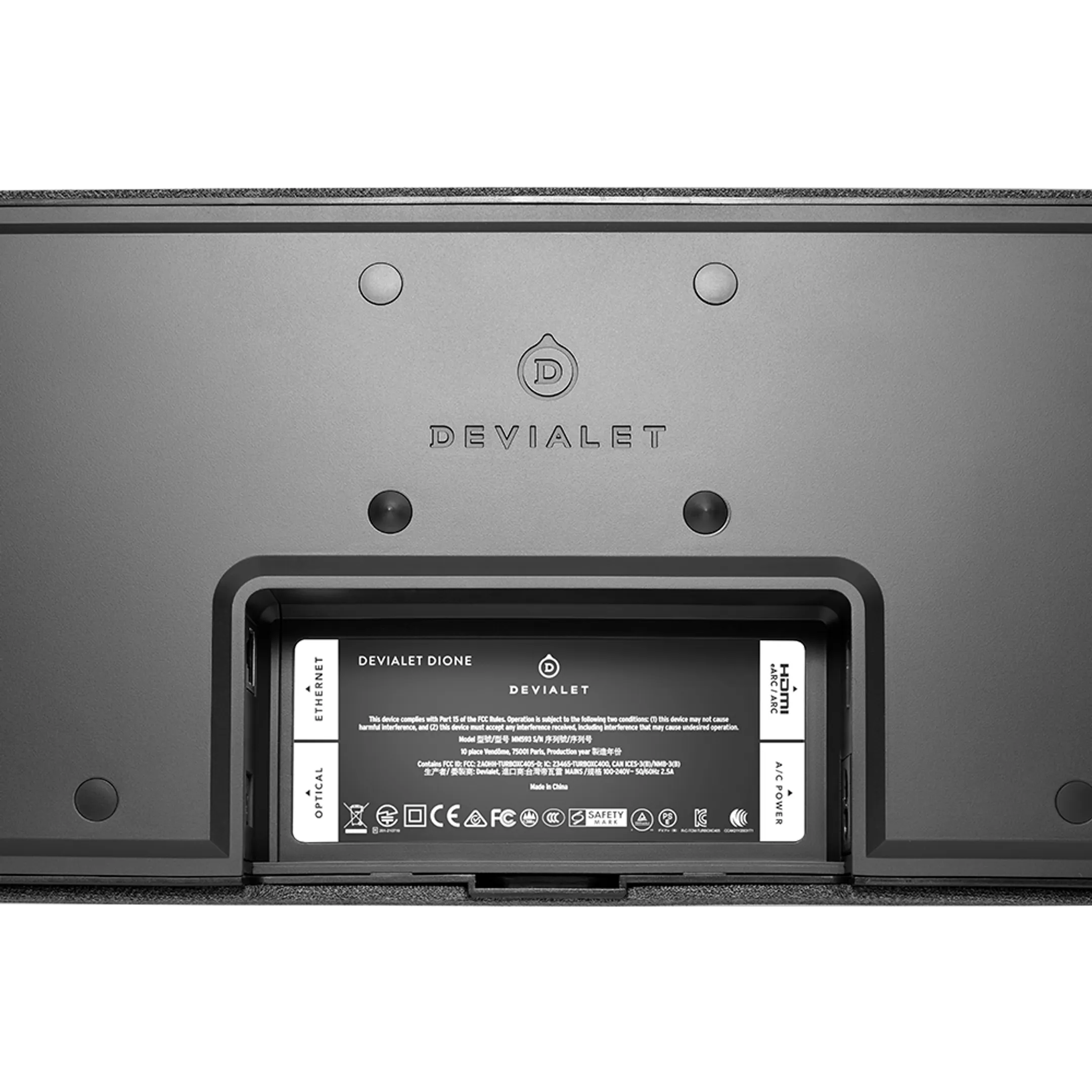 DEVIALET Dione Soundbar - Dark Grey image