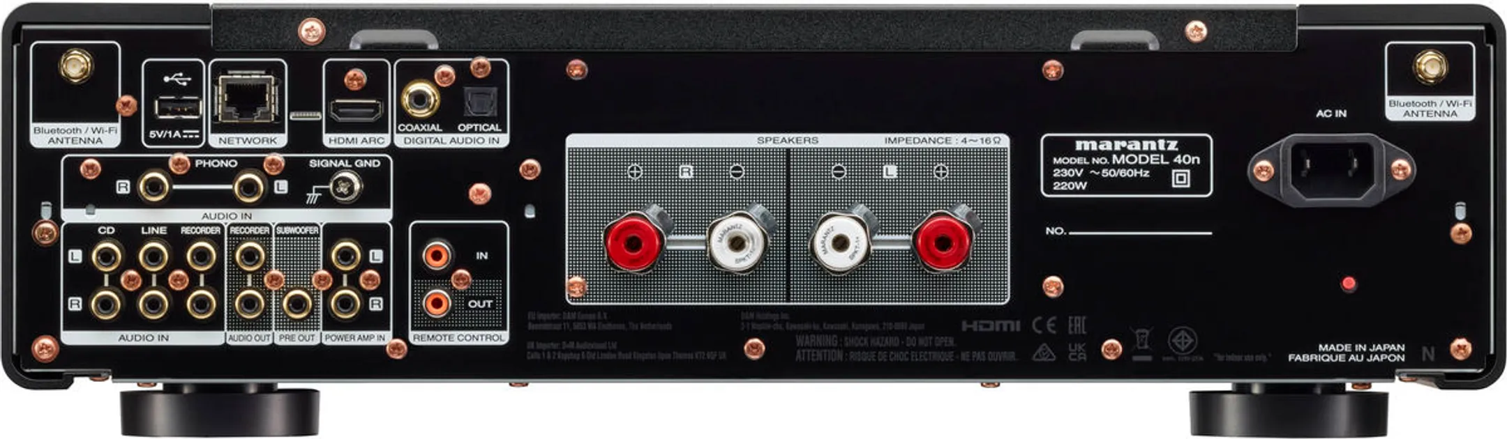 Marantz Hi-Fi Amplifier MODEL 40n - Black image