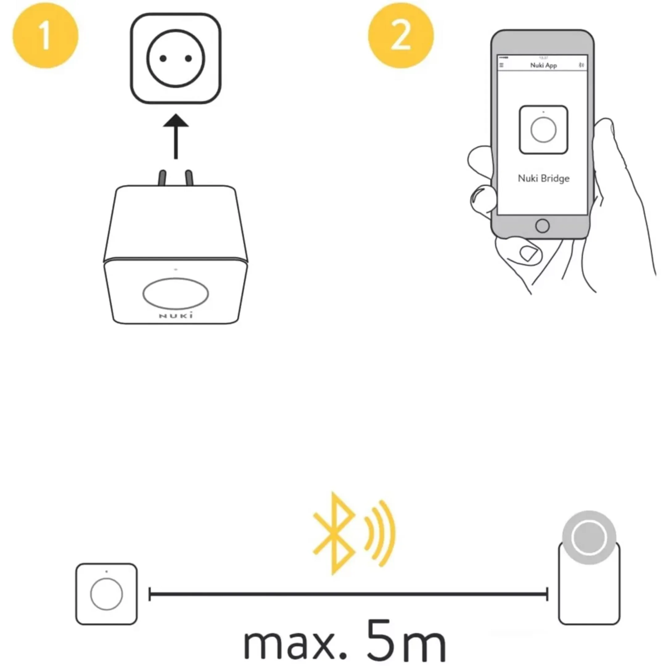 NUKI Nuki Bridge for connected lock - White image