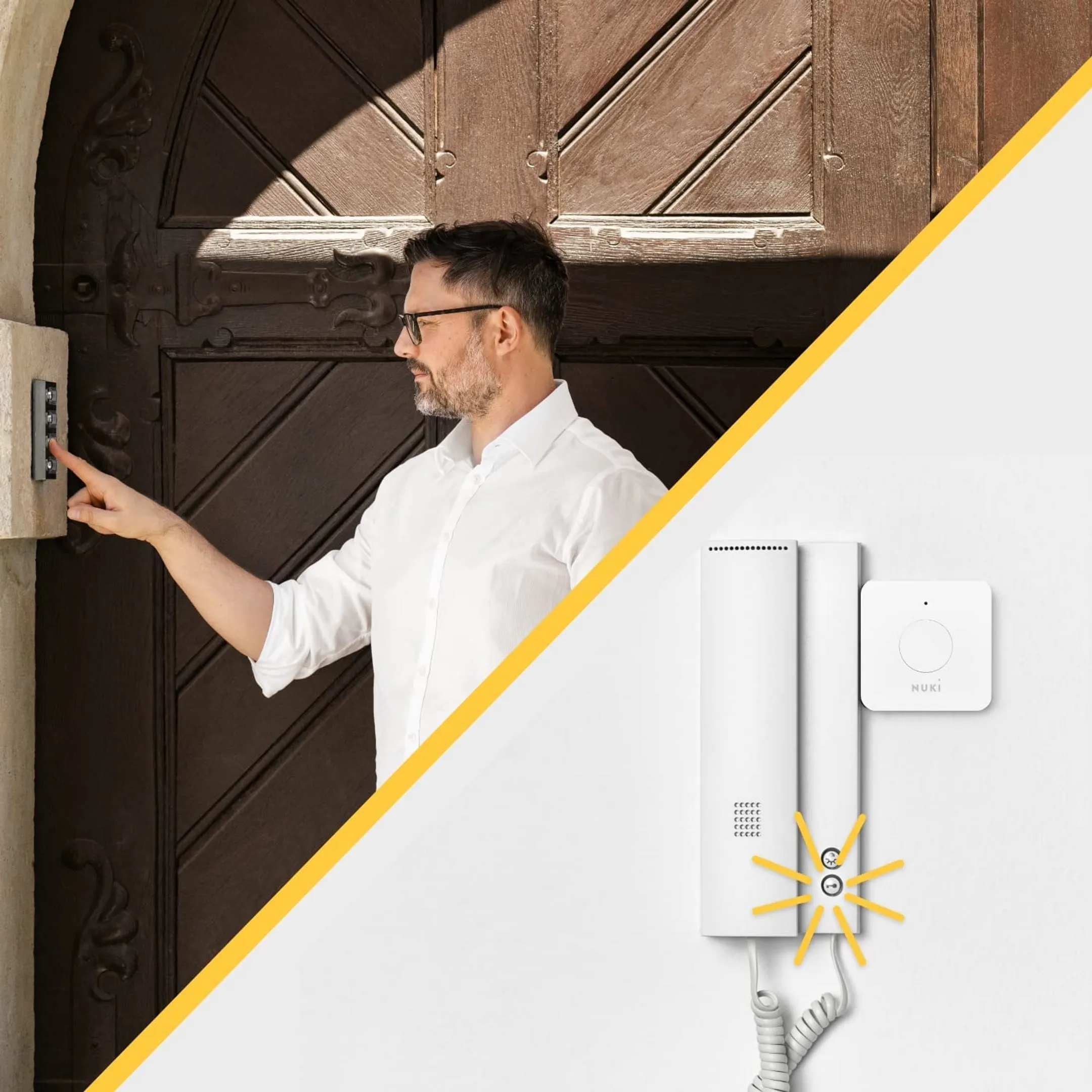 NUKI Connected accessory for Nuki Opener intercom - White image