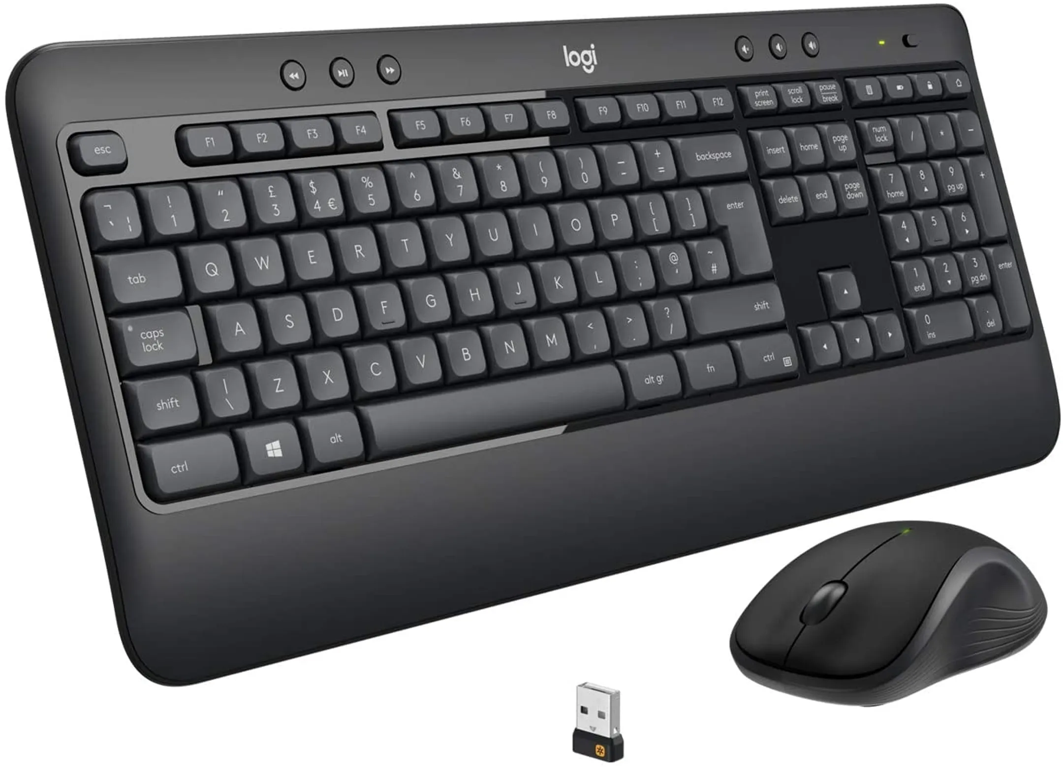 Clavier + souris - Sans Fil - MK540 Advanced - QWERTZ (SF) - Noir
