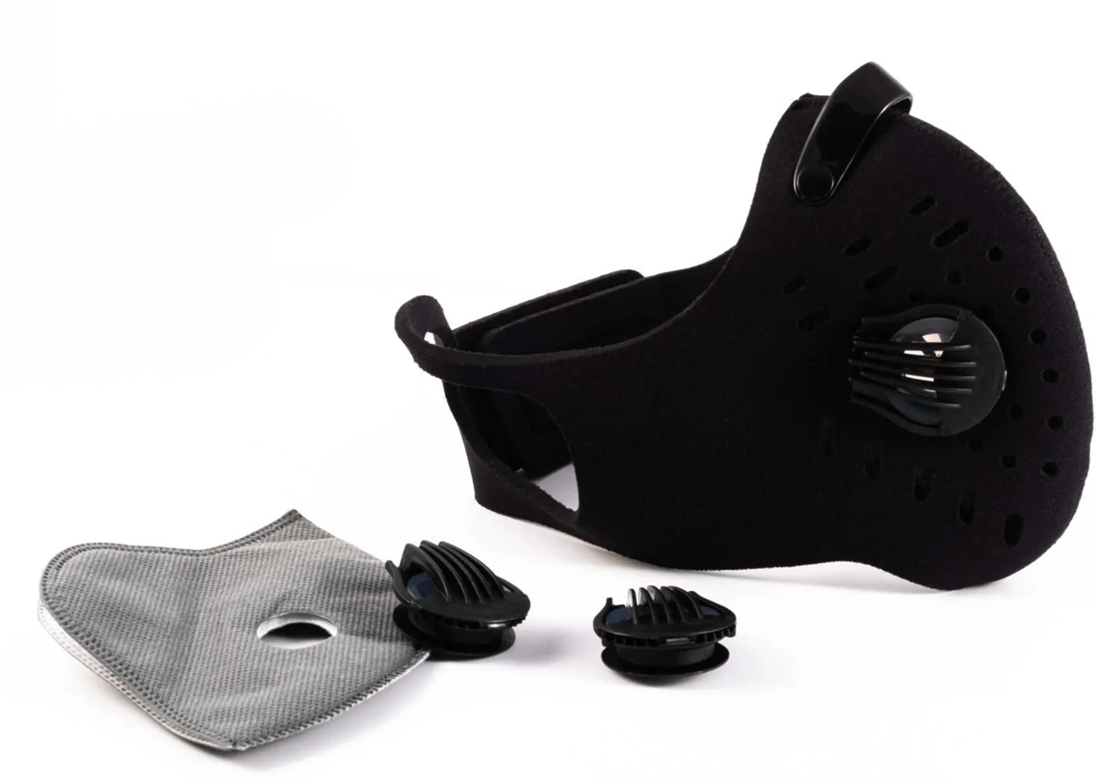 GREENRIDERS Anti-pollution protective mask - Black image