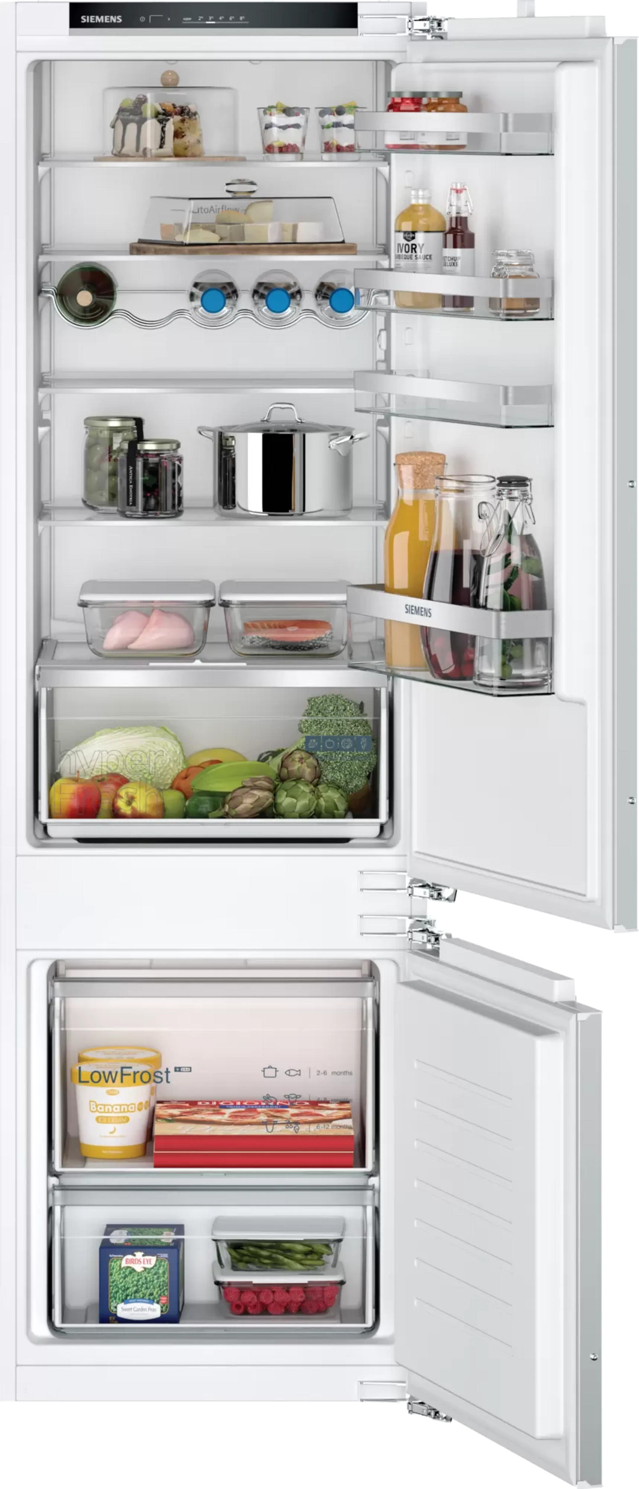 Einbau-Kombi-Kühl-/Gefrierschrank iQ300 KI87VVFE1