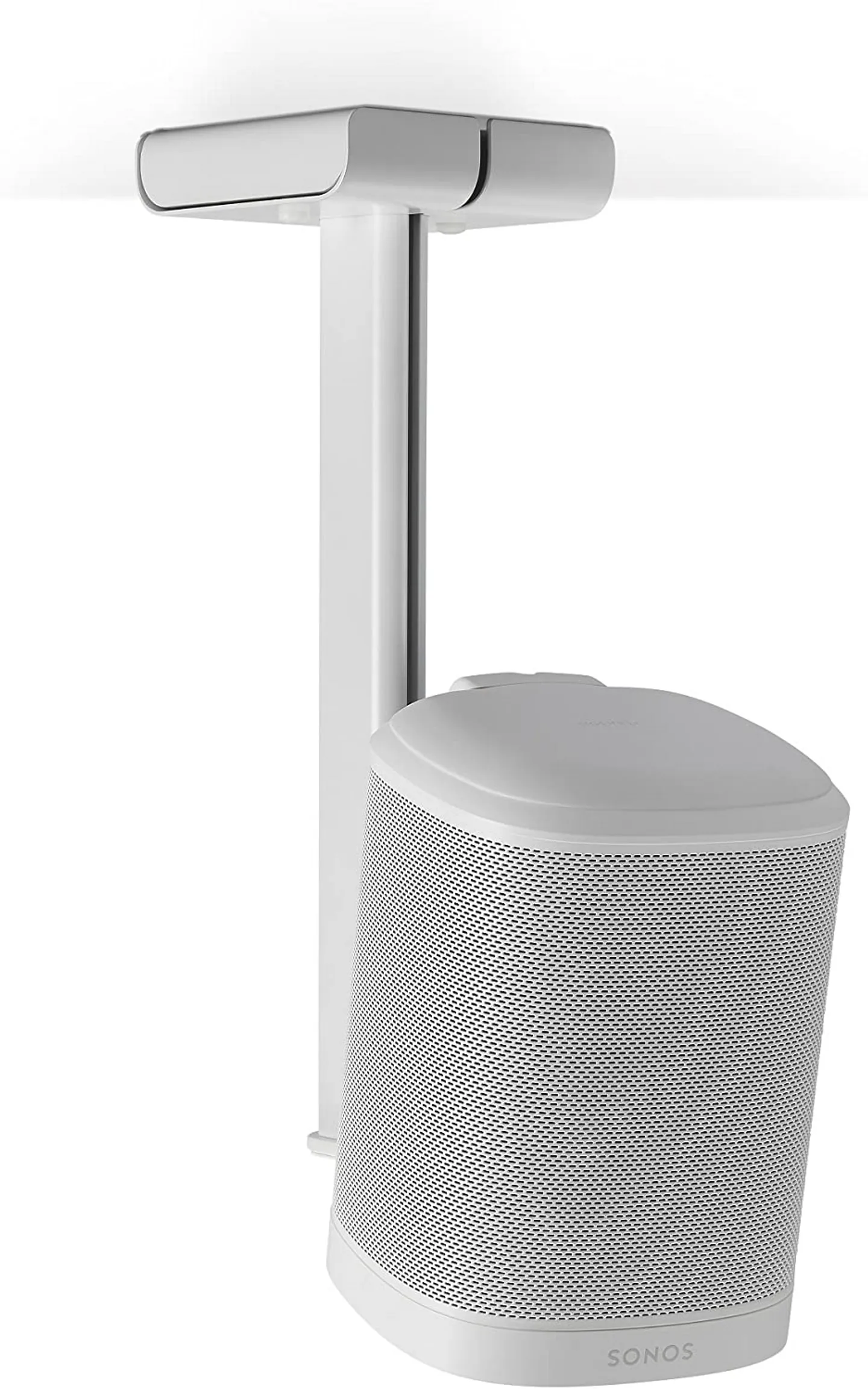 Flexson Supporti Da Pavimento Regolabili Per Sonos One/SL E Play:1 – Coppia, Con Punte Per Tappeto, Nero