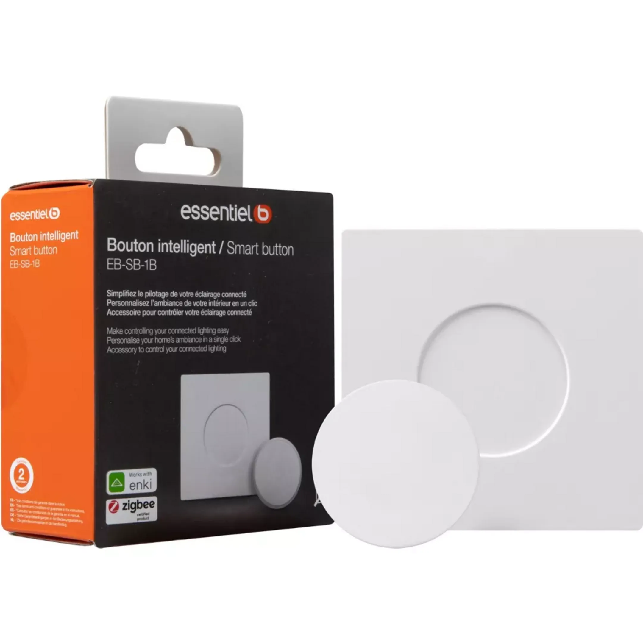 Bouton intelligent sans fil pour éclairage connecté