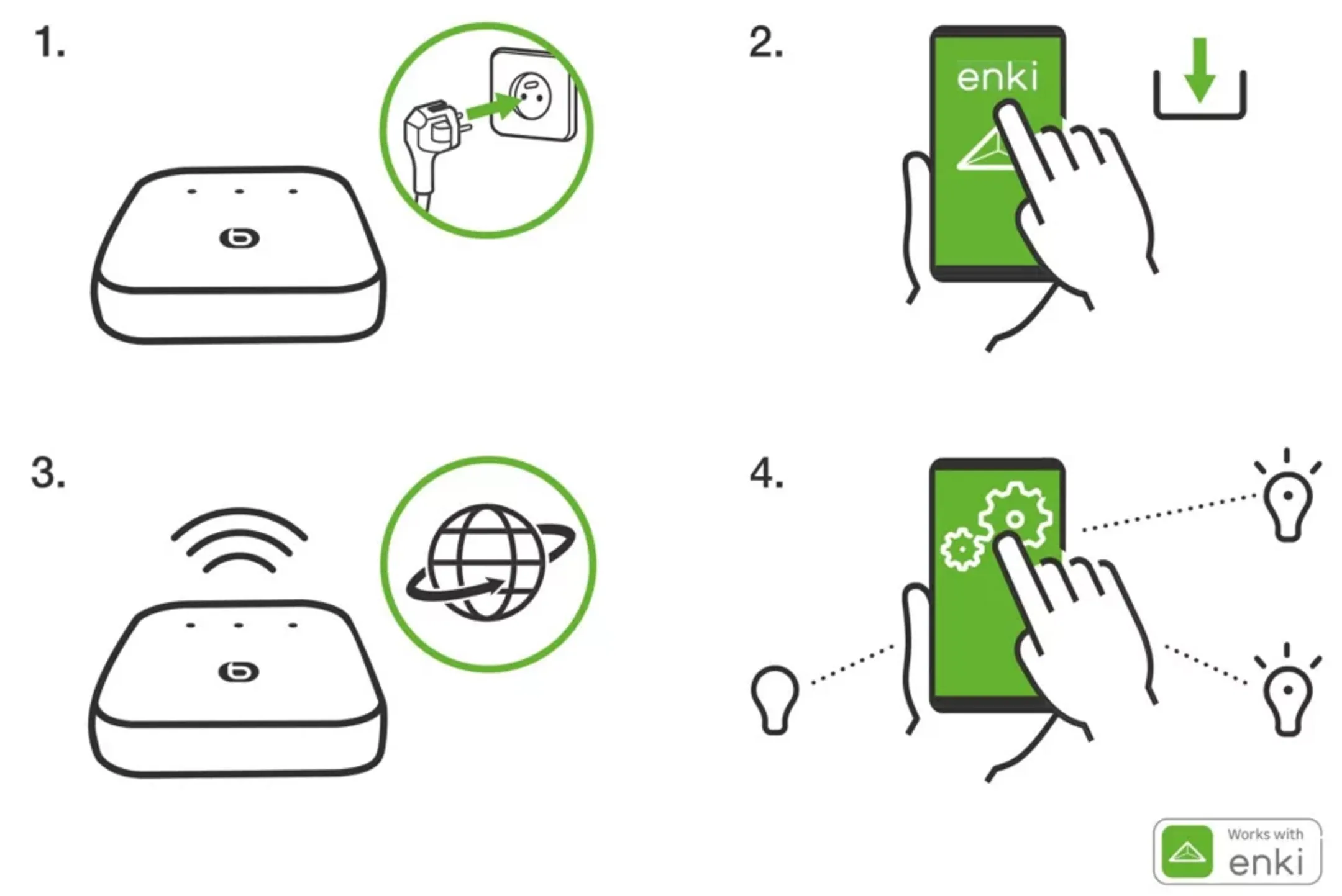 ESSENTIEL-B Pack ampoules connectées Découverte Blancs & Couleurs - E27 image