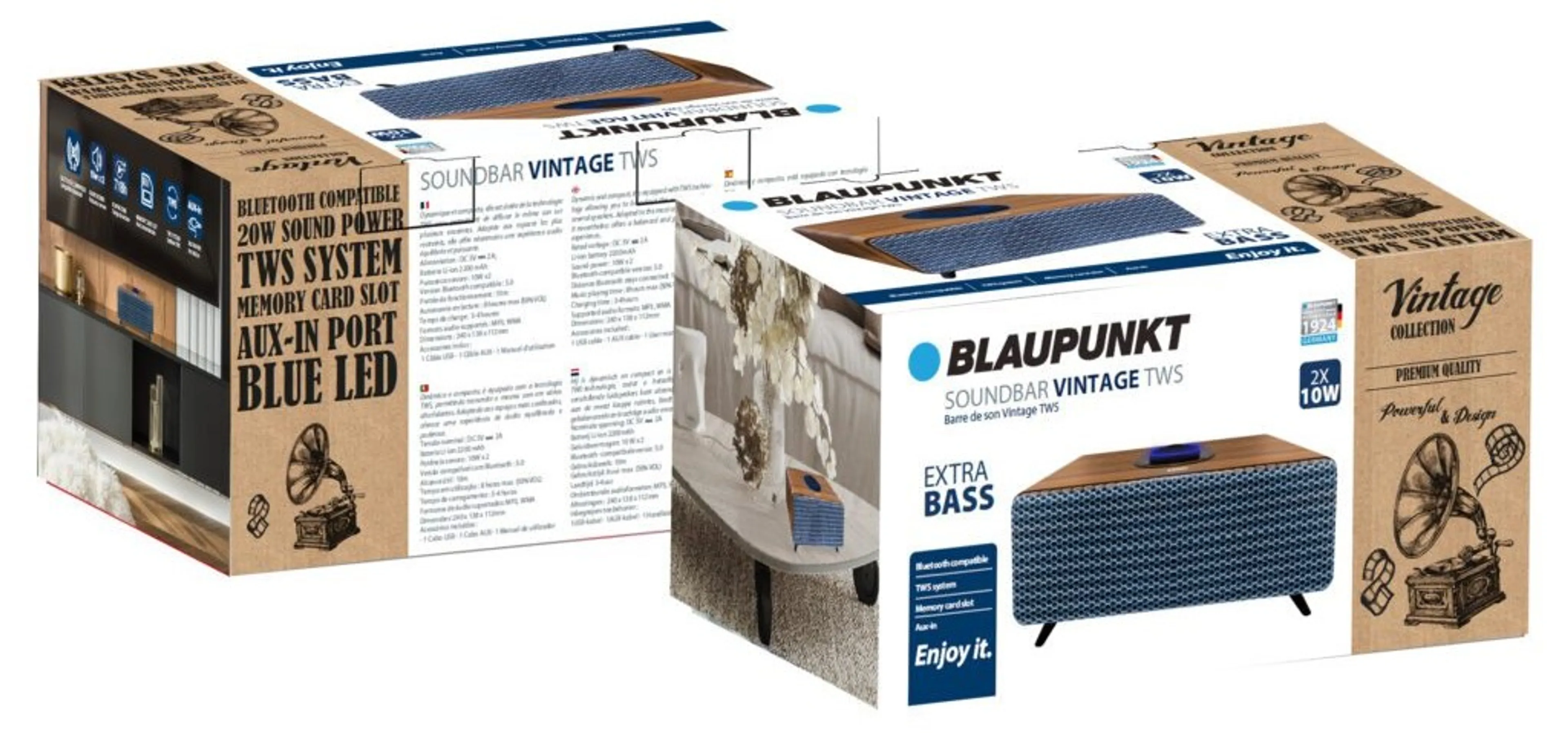Blaupunkt Barre de son vintage Bluetooth image
