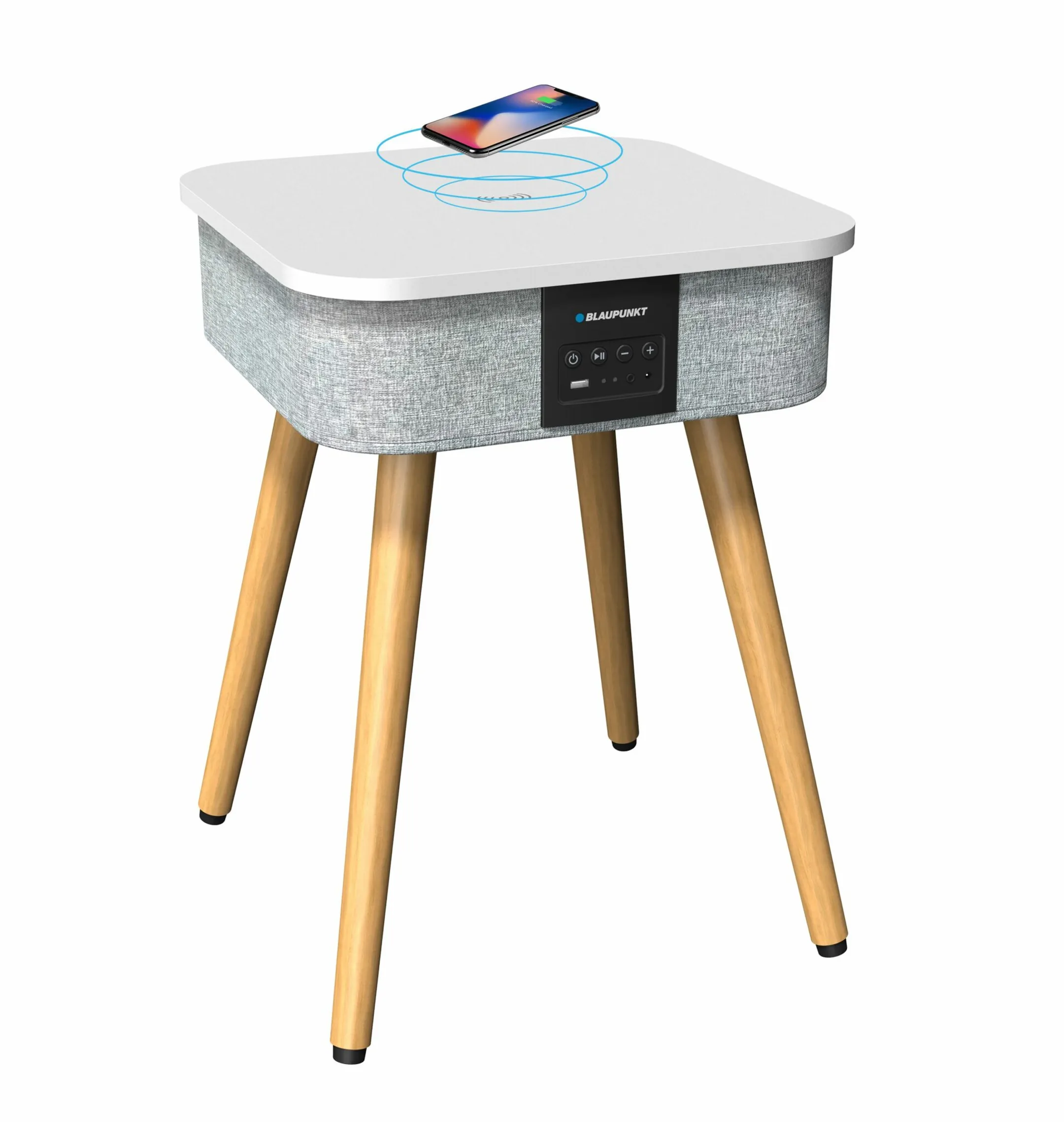 Table enceinte Bluetooth avec chargeur à induction