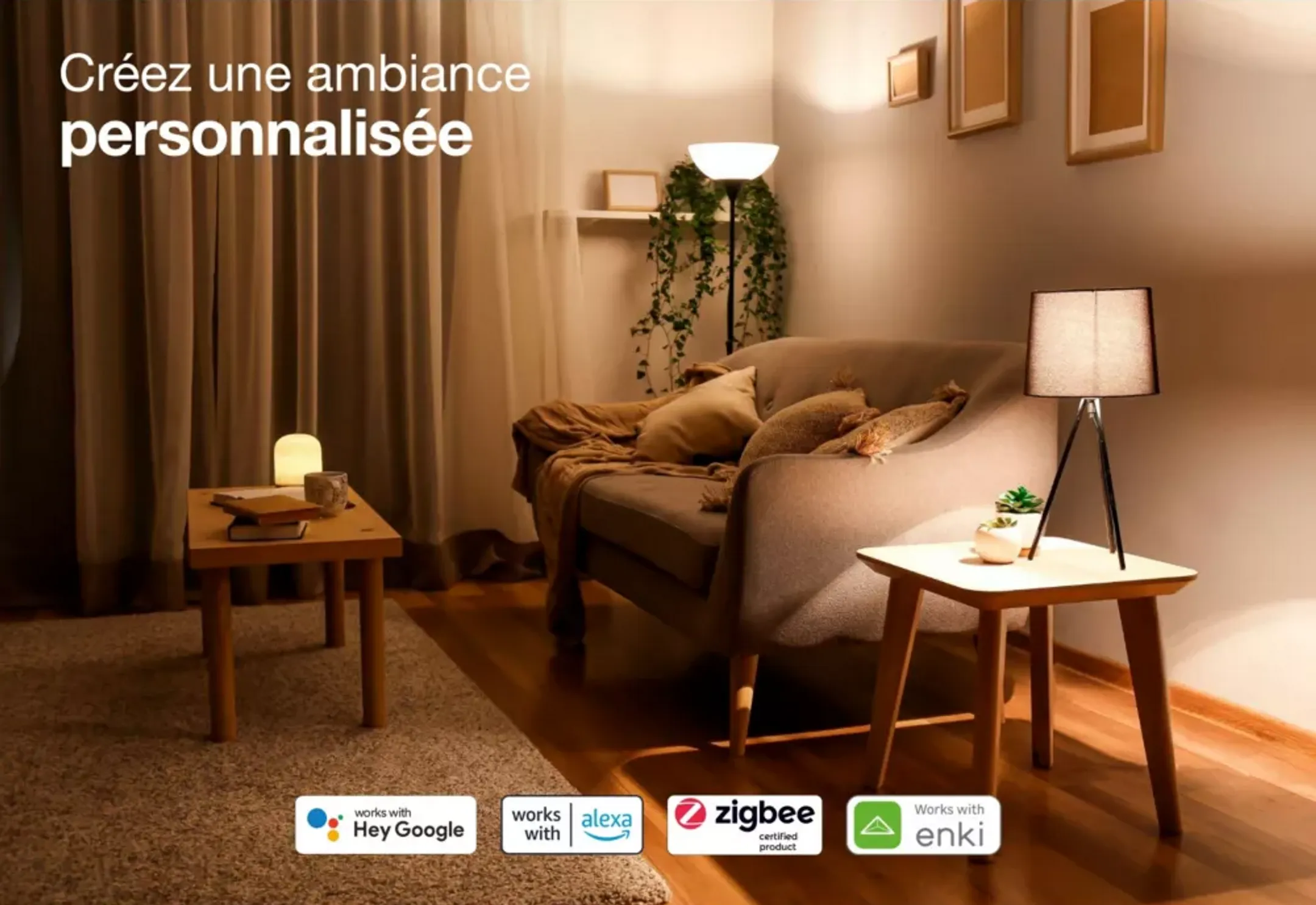 ESSENTIEL-B Pack ampoules connectées Découverte Filament Edison - E27 image