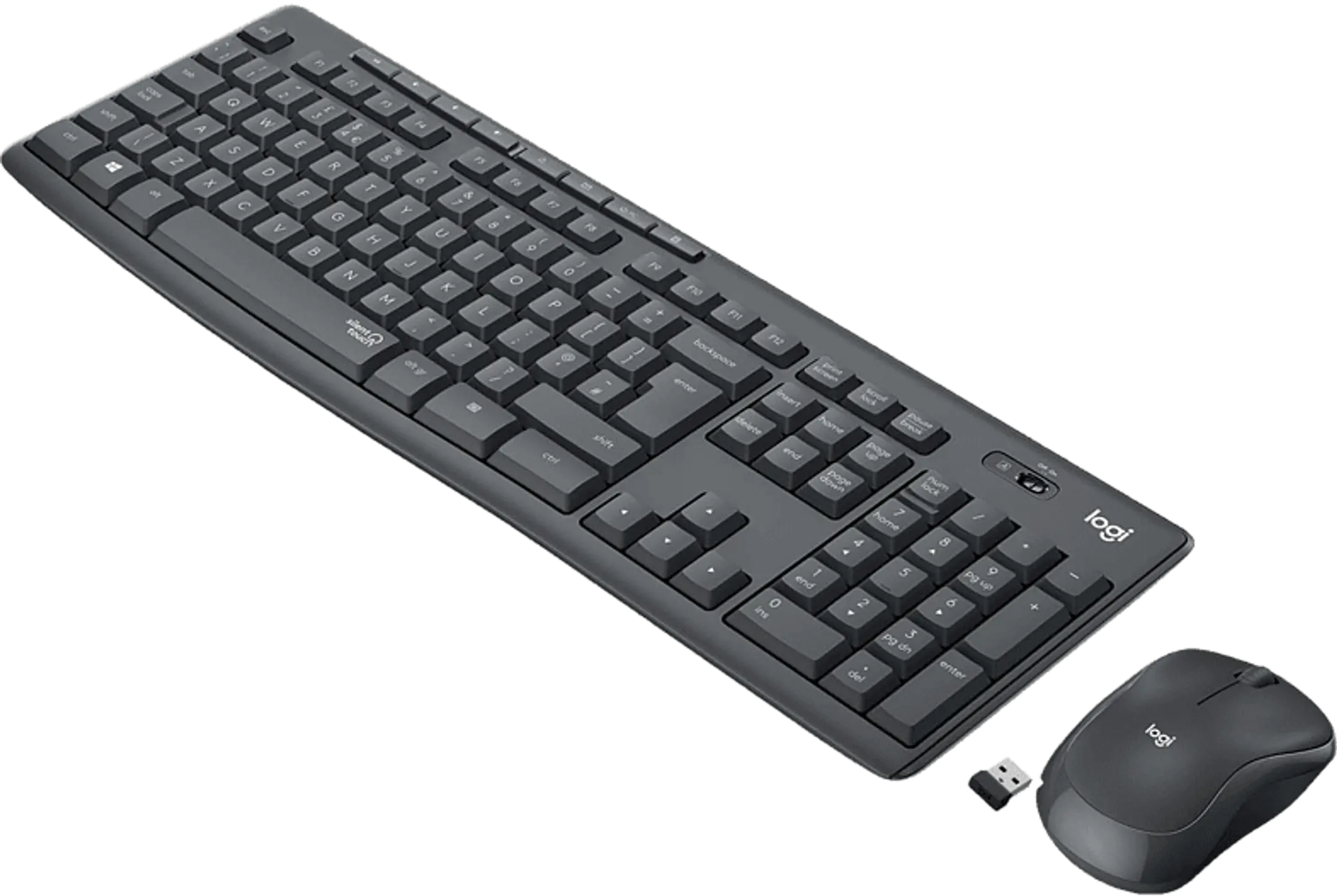 Clavier + Souris - Sans Fil - MK295 Silent - QWERTZ (SF) - Noir
