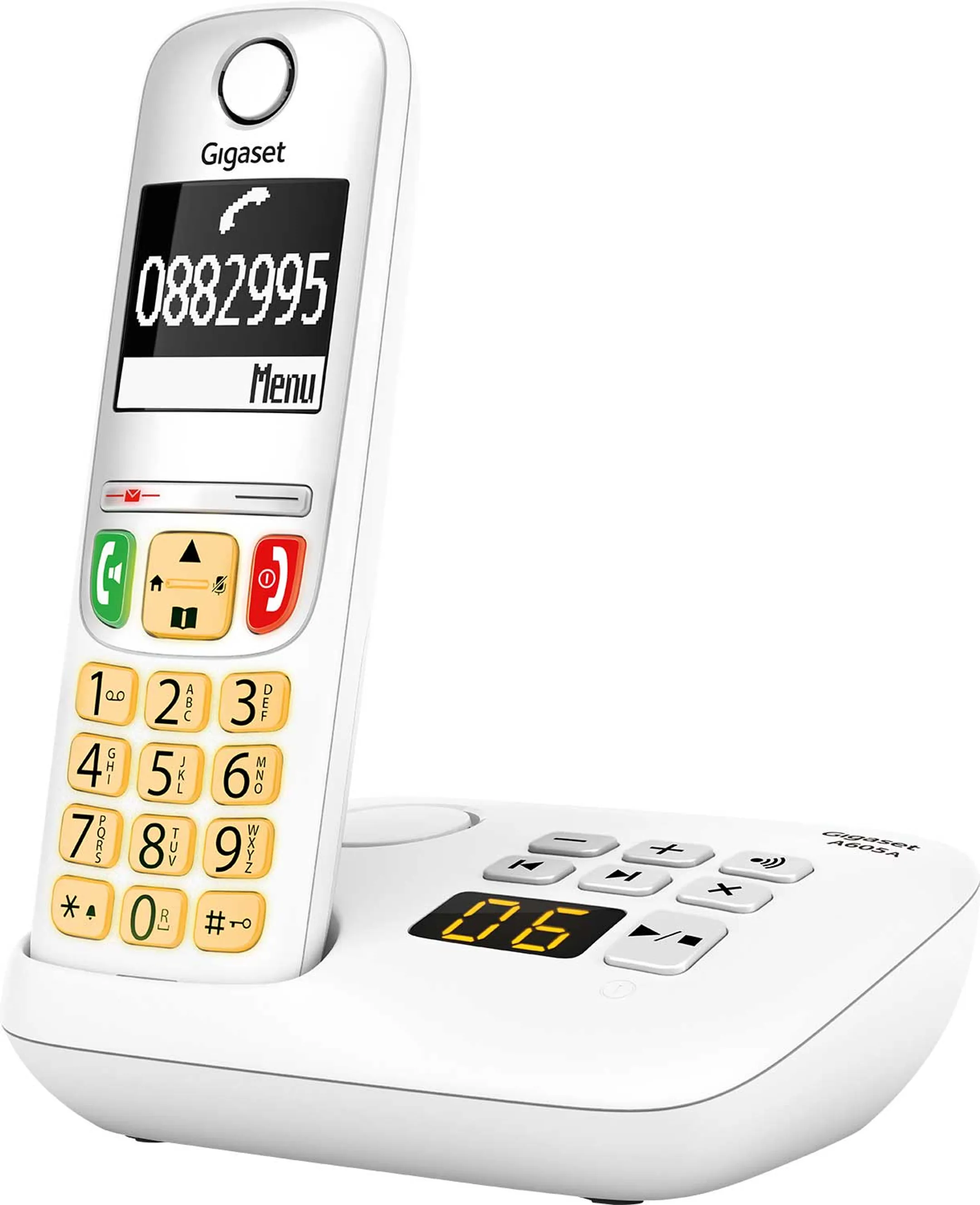 Gigaset Cordless Phone A605A Duo - White image