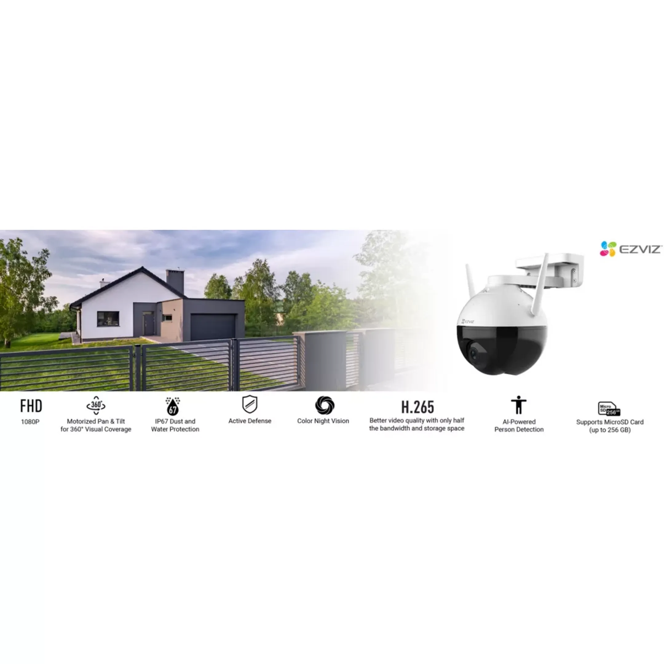 Ezviz Überwachungskamera - C8C image