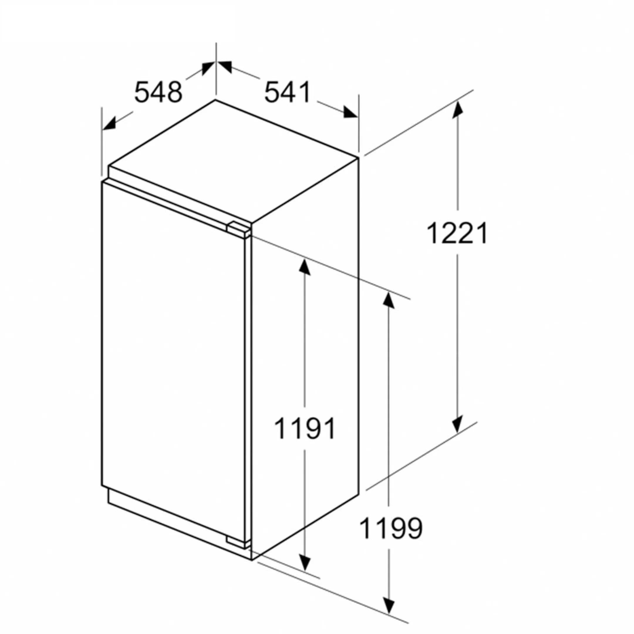 Bosch Frigo encastrable Serie 4 KIL42VFE0 image