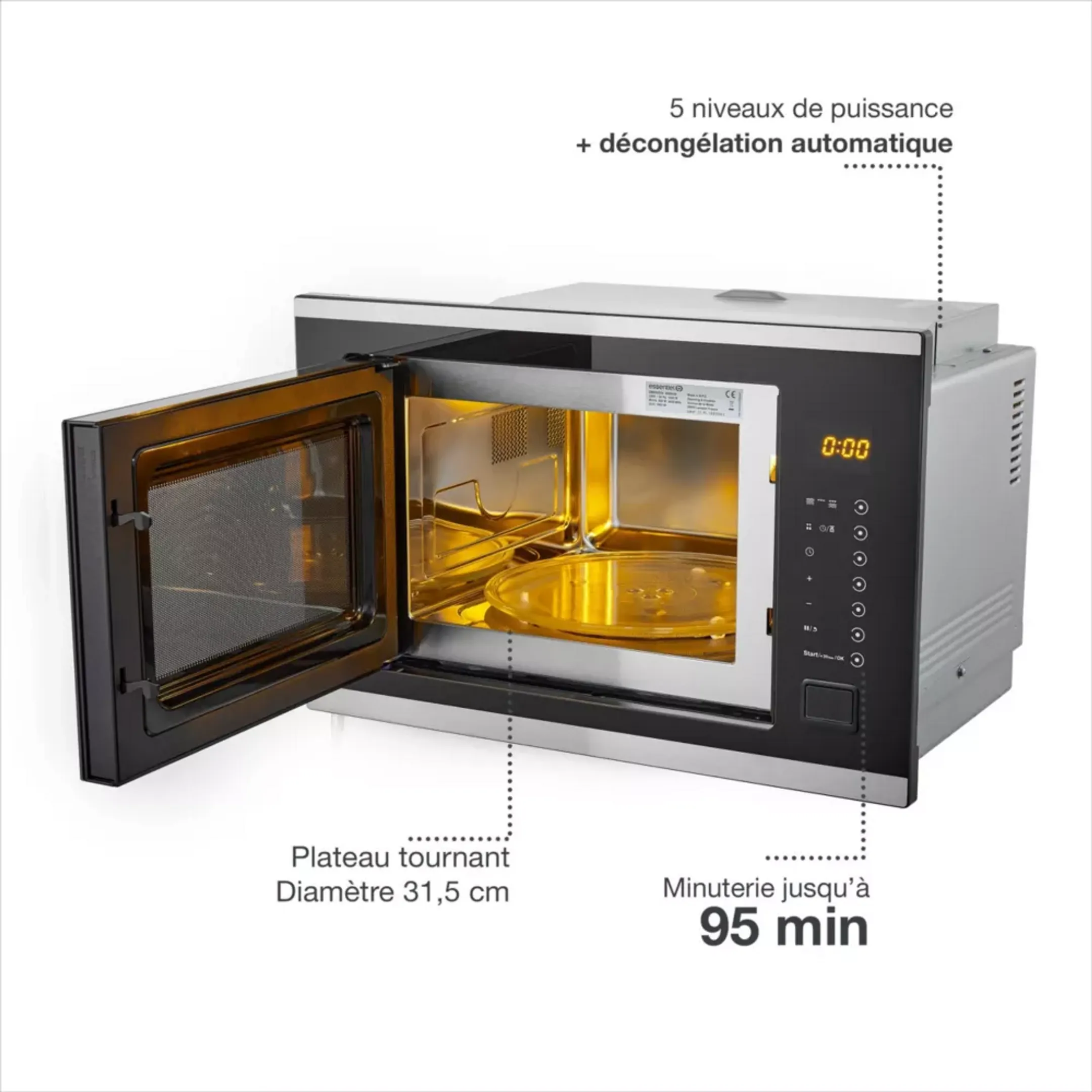 ESSENTIEL-B Built-in microwave grill EMEG253n image
