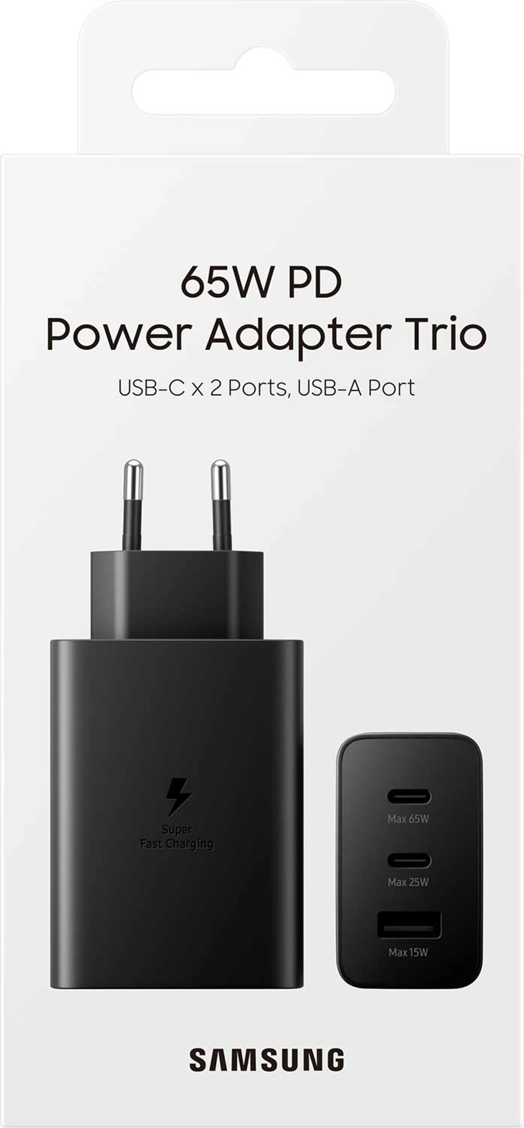 Samsung Trio-Netzteil - 65W - Schwarz image