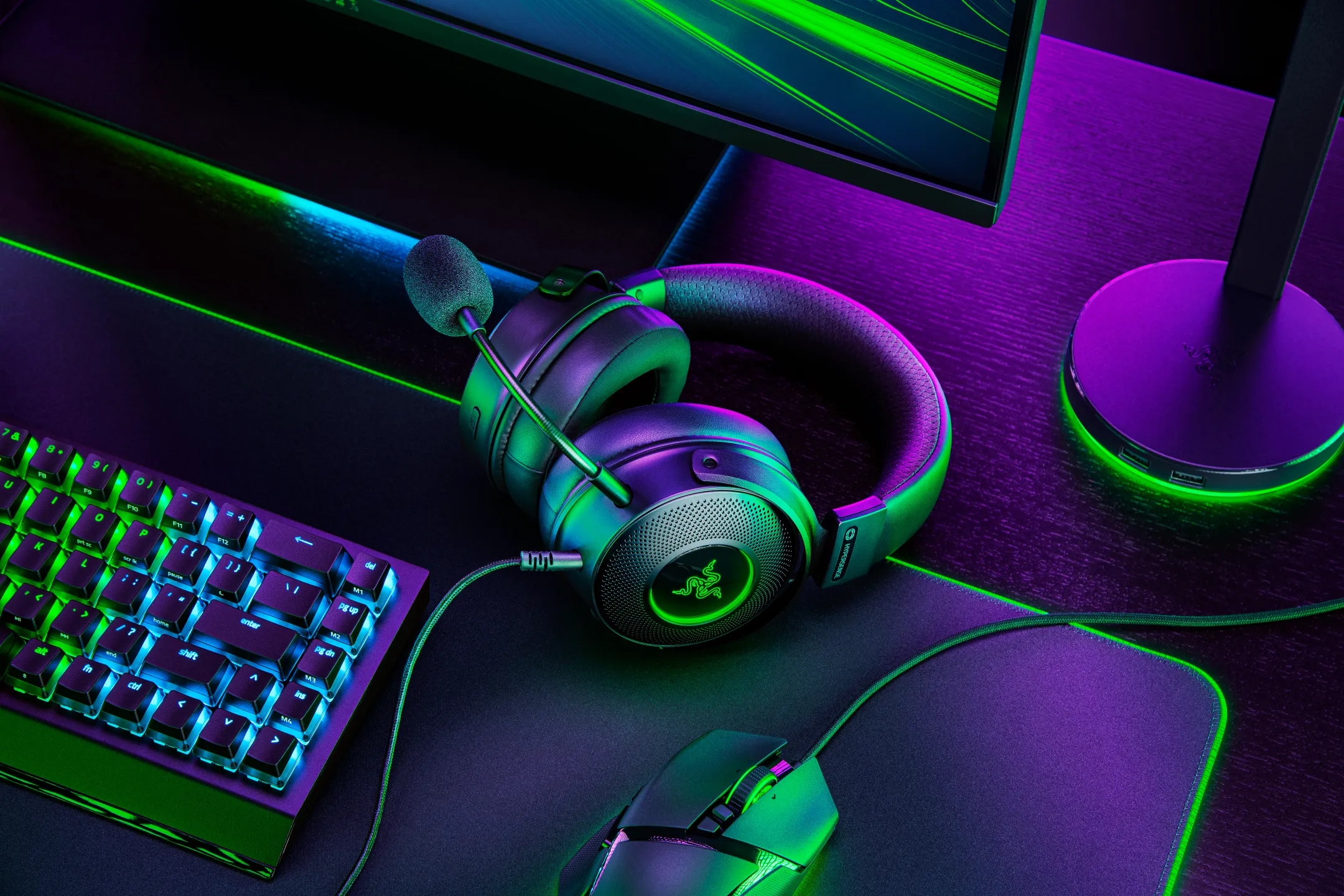 Razer  Gaming-Kopfhörer Kraken V3 - Schwarz image