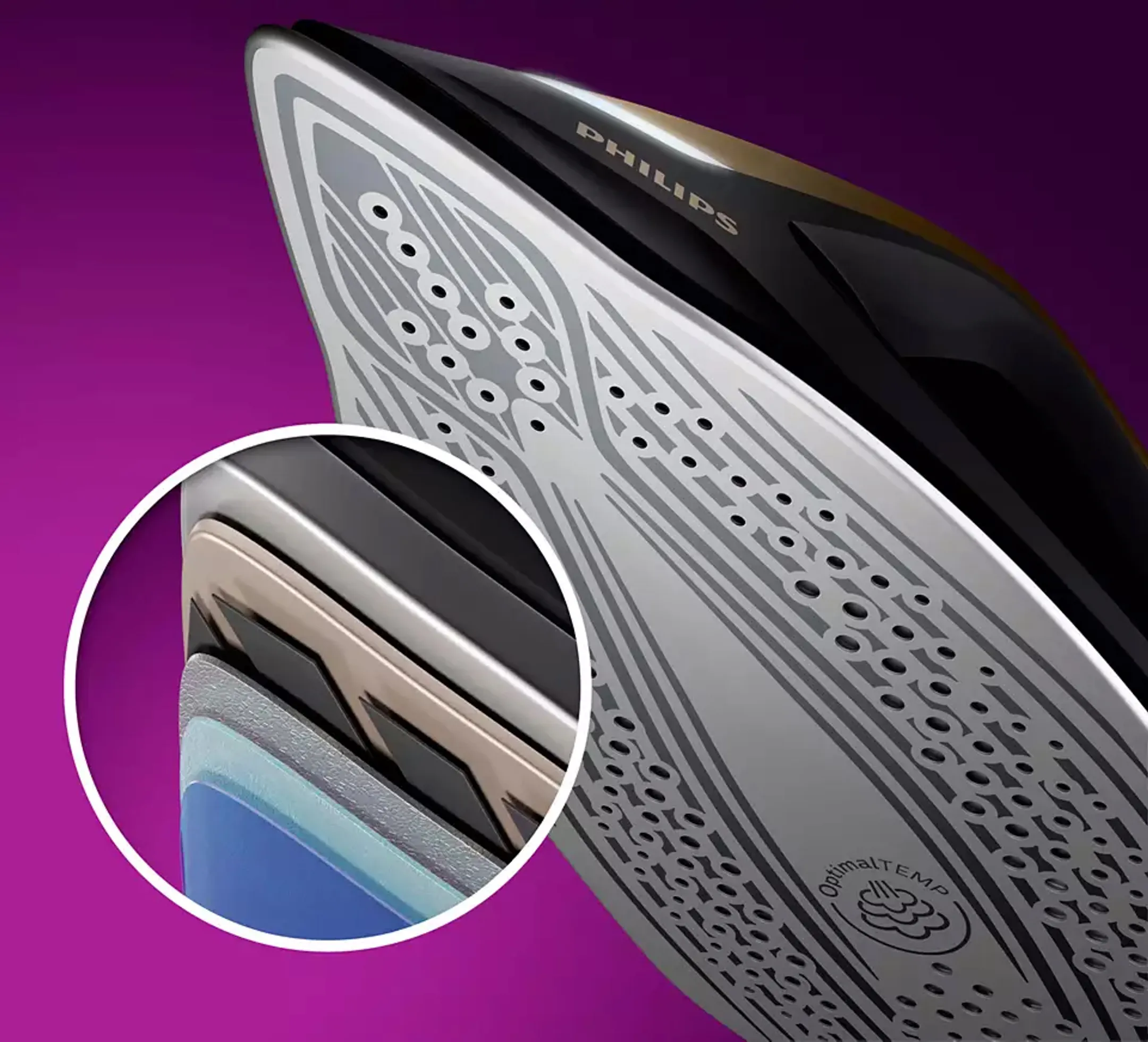 Philips Steam iron PerfectCare Series 8000 PSG8130/80 image