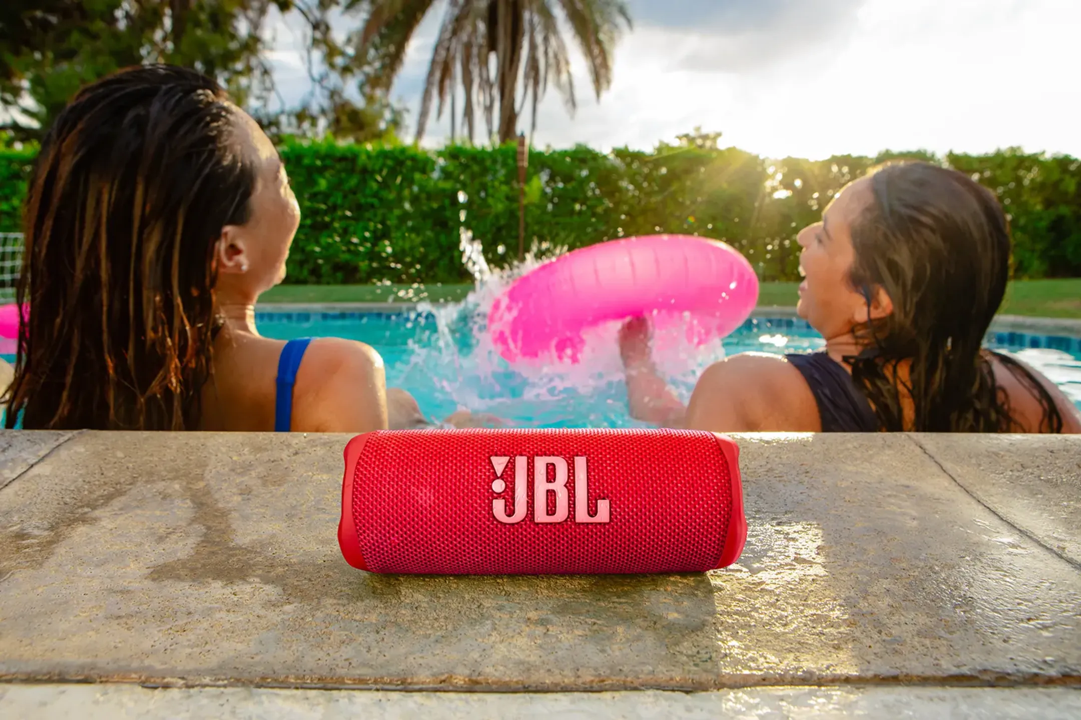 JBL Flip 6 Bluetooth-Lautsprecher - Rot image