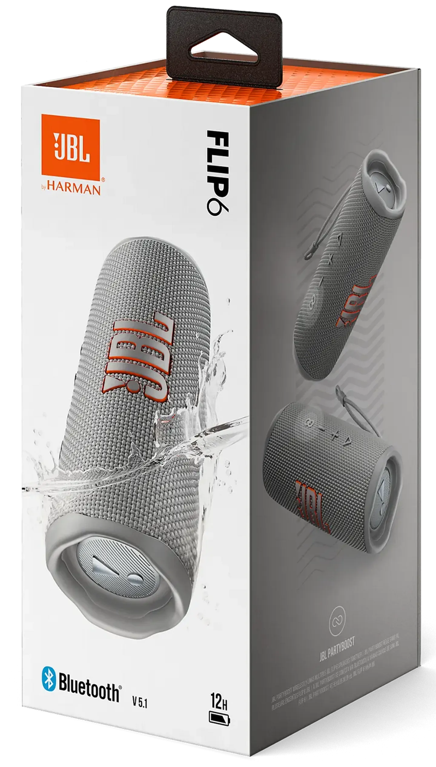 Étui En Silicone Aenllosi Pour JBL Flip 6 - Gris, Protection Anti-chocs Et Anti-rayures