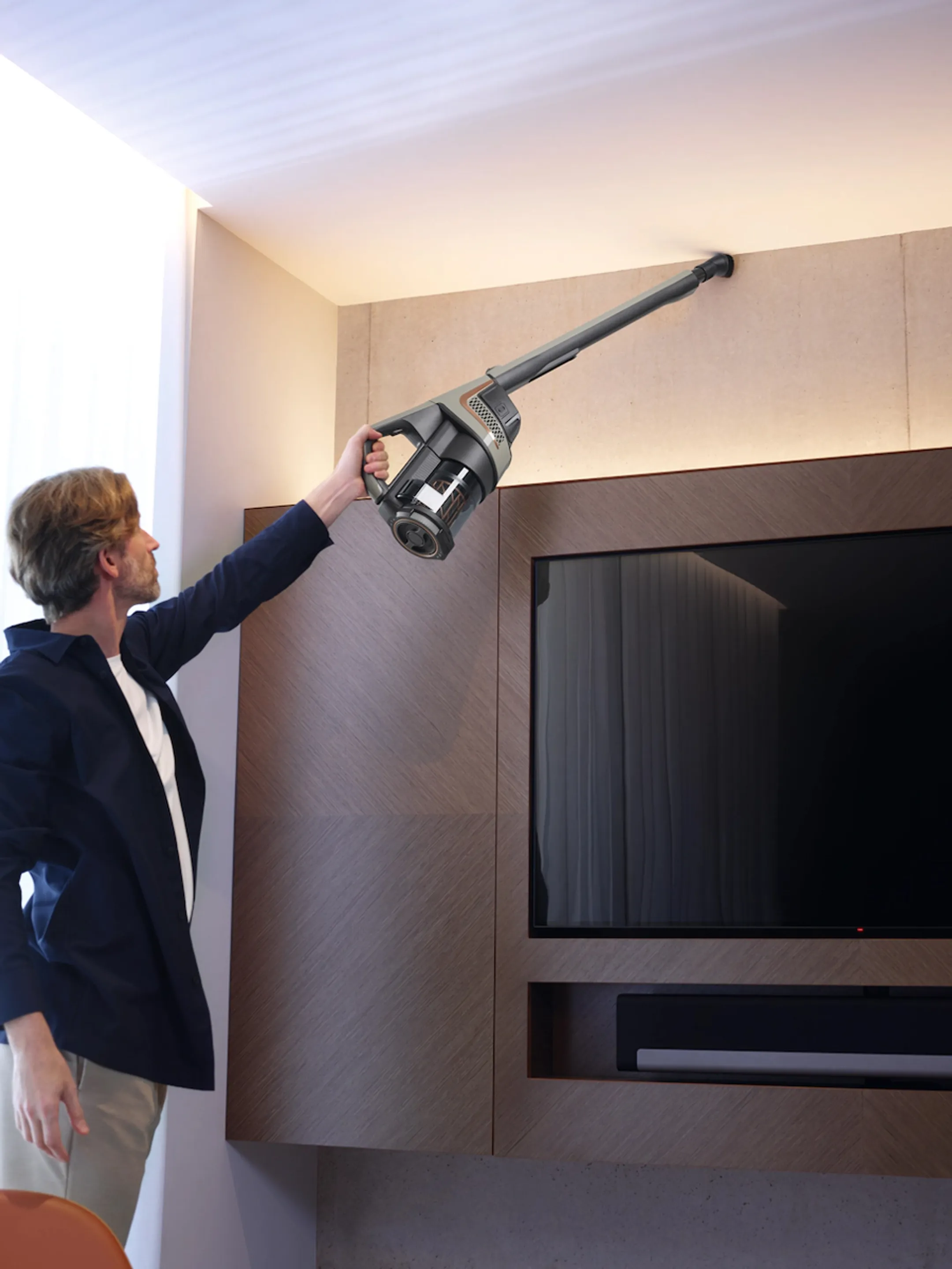 Miele Cordless stick vacuum cleaners Triflex HX2 Sprinter - Cashmere grey image