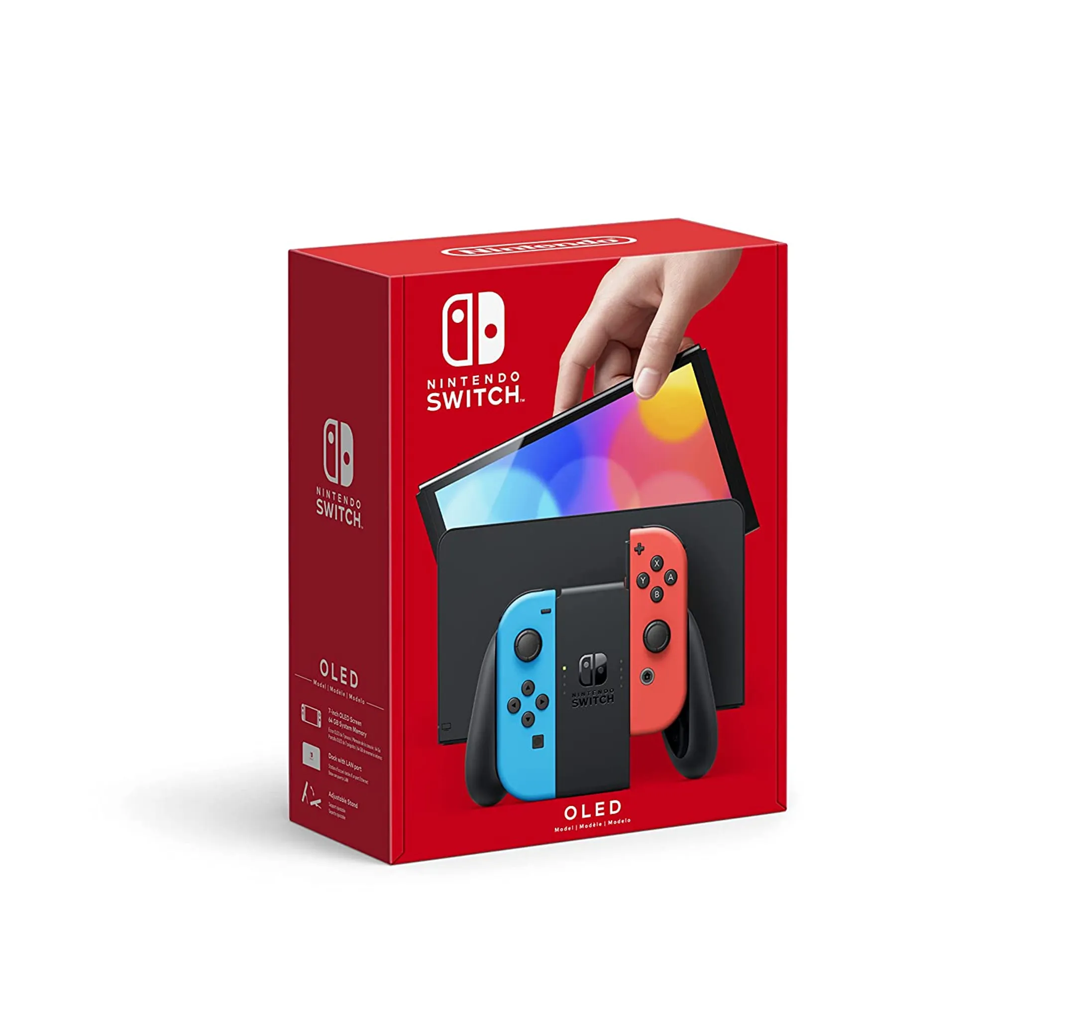 Nintendo  Switch OLED Game console - Blue/Red image