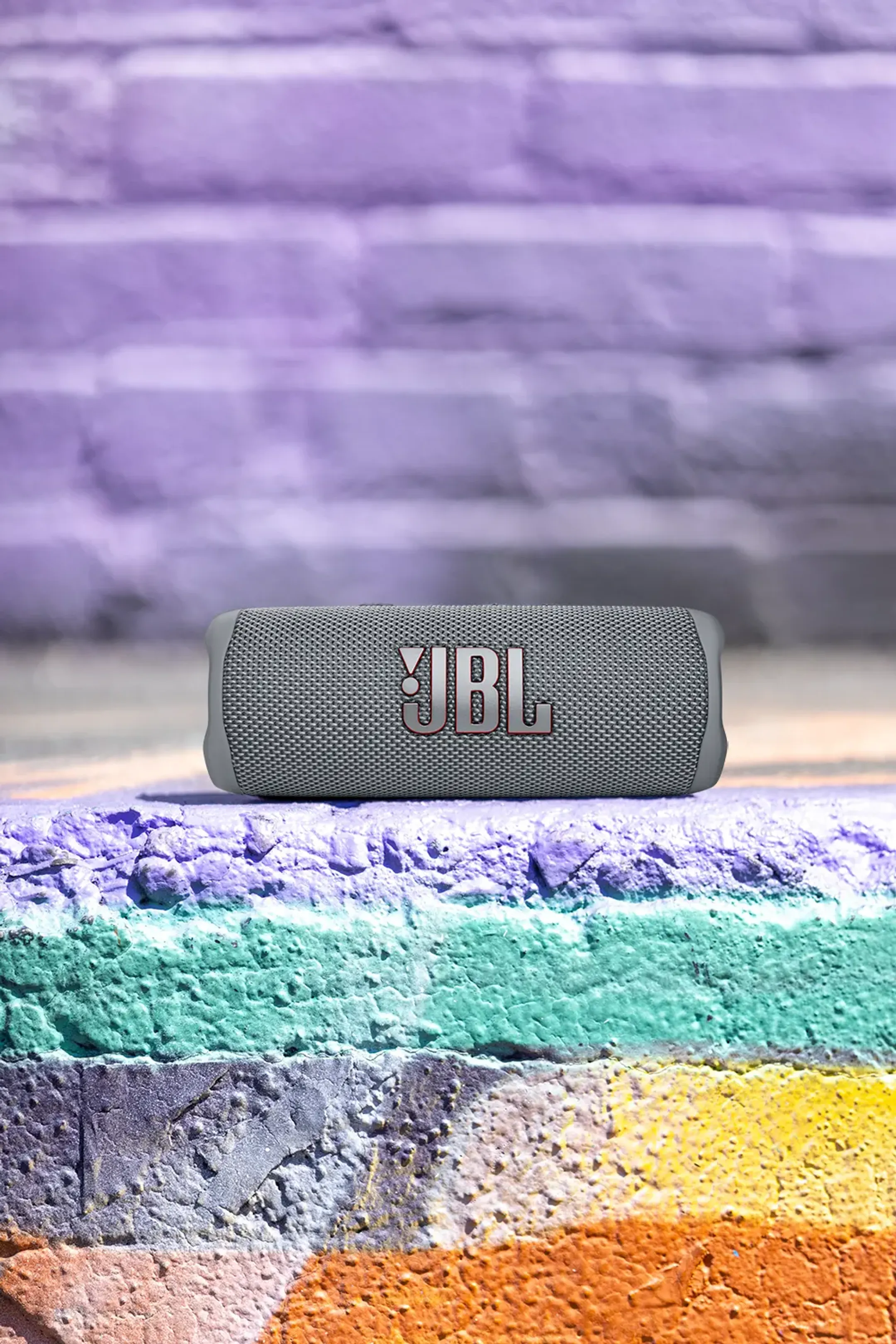 JBL Flip 6 Bluetooth-Lautsprecher - Grau image