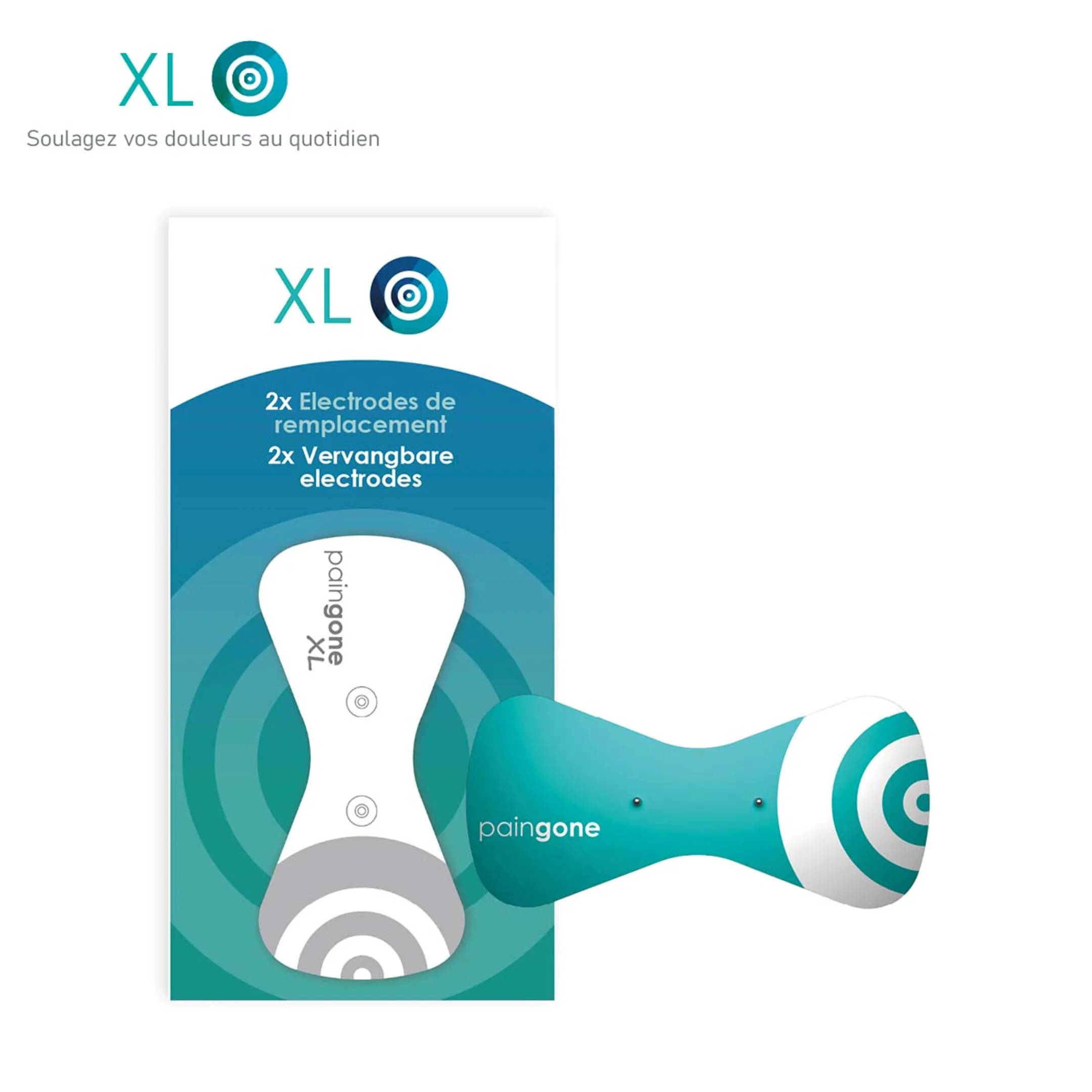 PainGone XL électrodes de remplacement