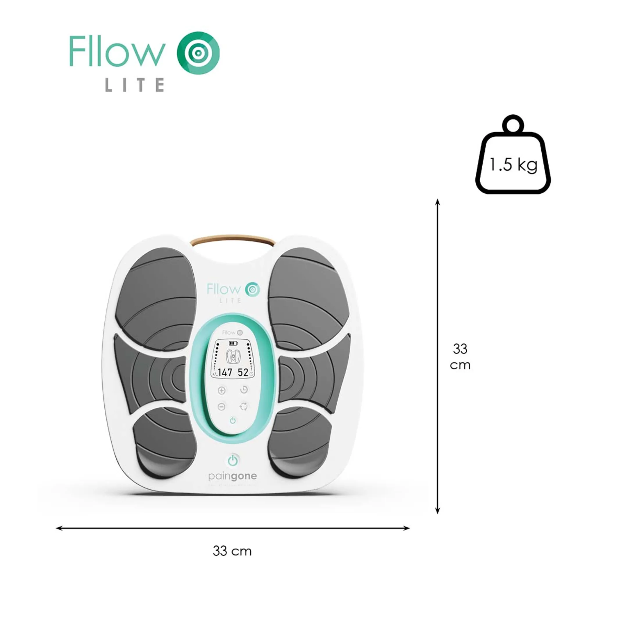 Paingone Stimulateur Musculaire Fllow Lite - Jambes Lourdes et Douloureuses image