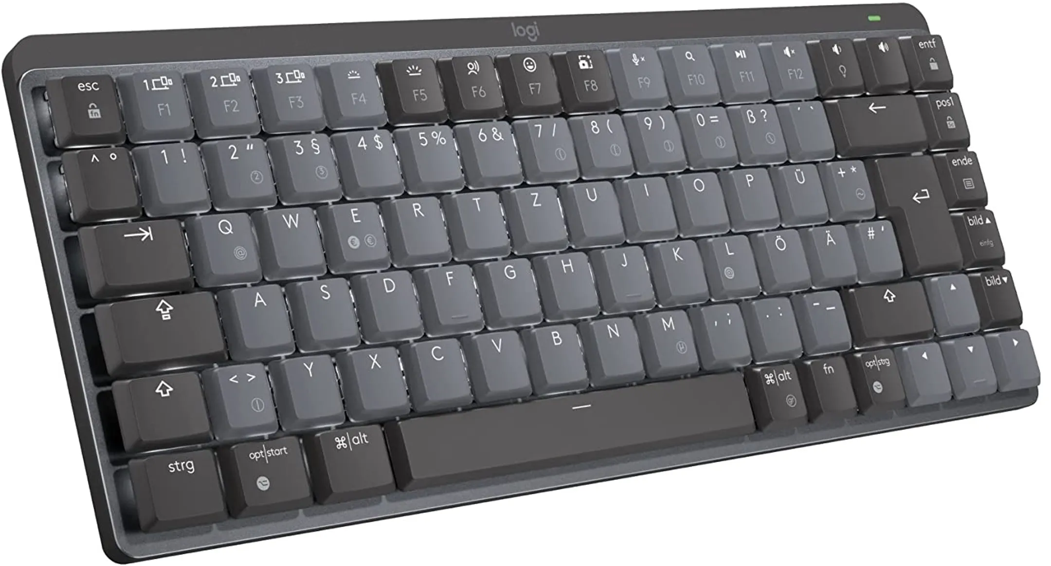 Logitech Clavier sans fil MX Mechanical Mini - Tactile Quiet - QWERTZ (SF) - Graphite image