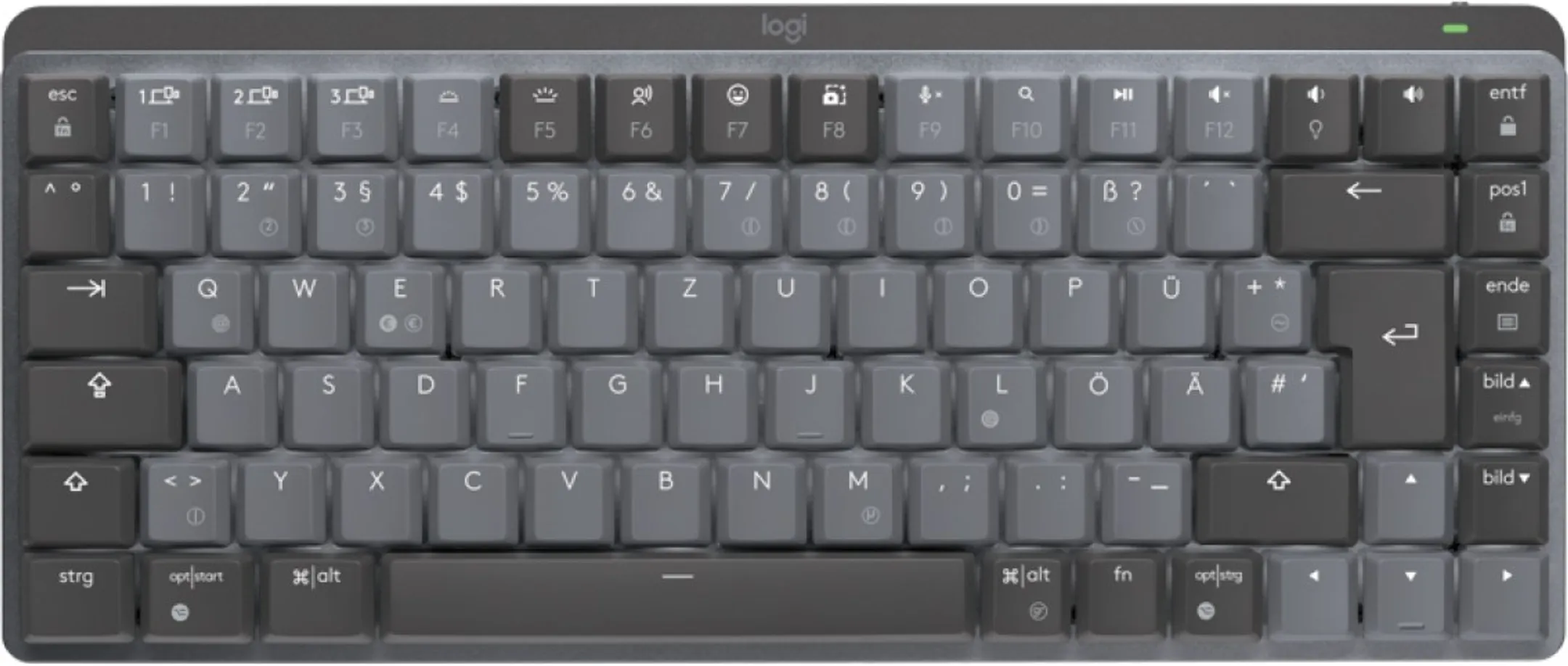 Clavier sans fil MX Mechanical Mini - Tactile Quiet - QWERTZ (SF) - Graphite