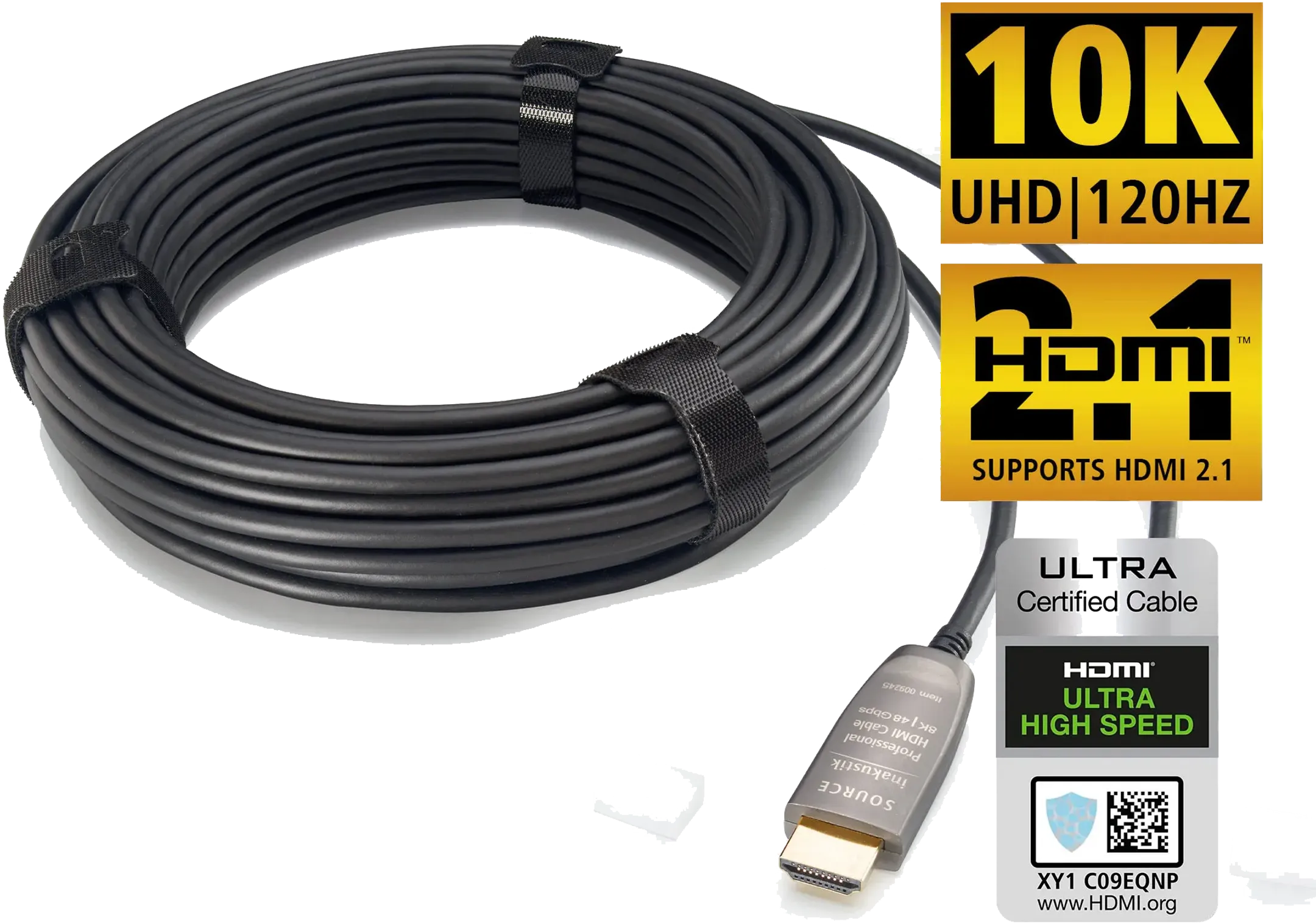 Bundle product Câble HDMI 2.1 Ultra High Speed - 2m