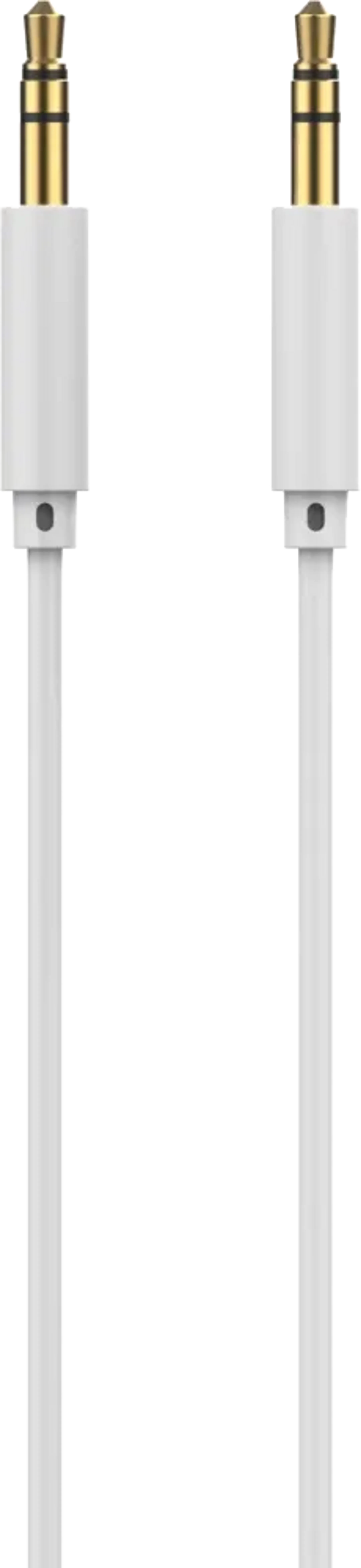 Câble Jack 3,5mm (Mâle - Mâle)  - 1m - Blanc
