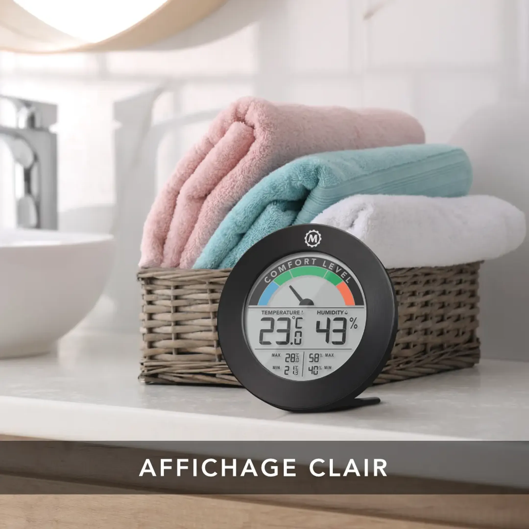 MARATHON Thermomètre et hygromètre sans fil Austin image