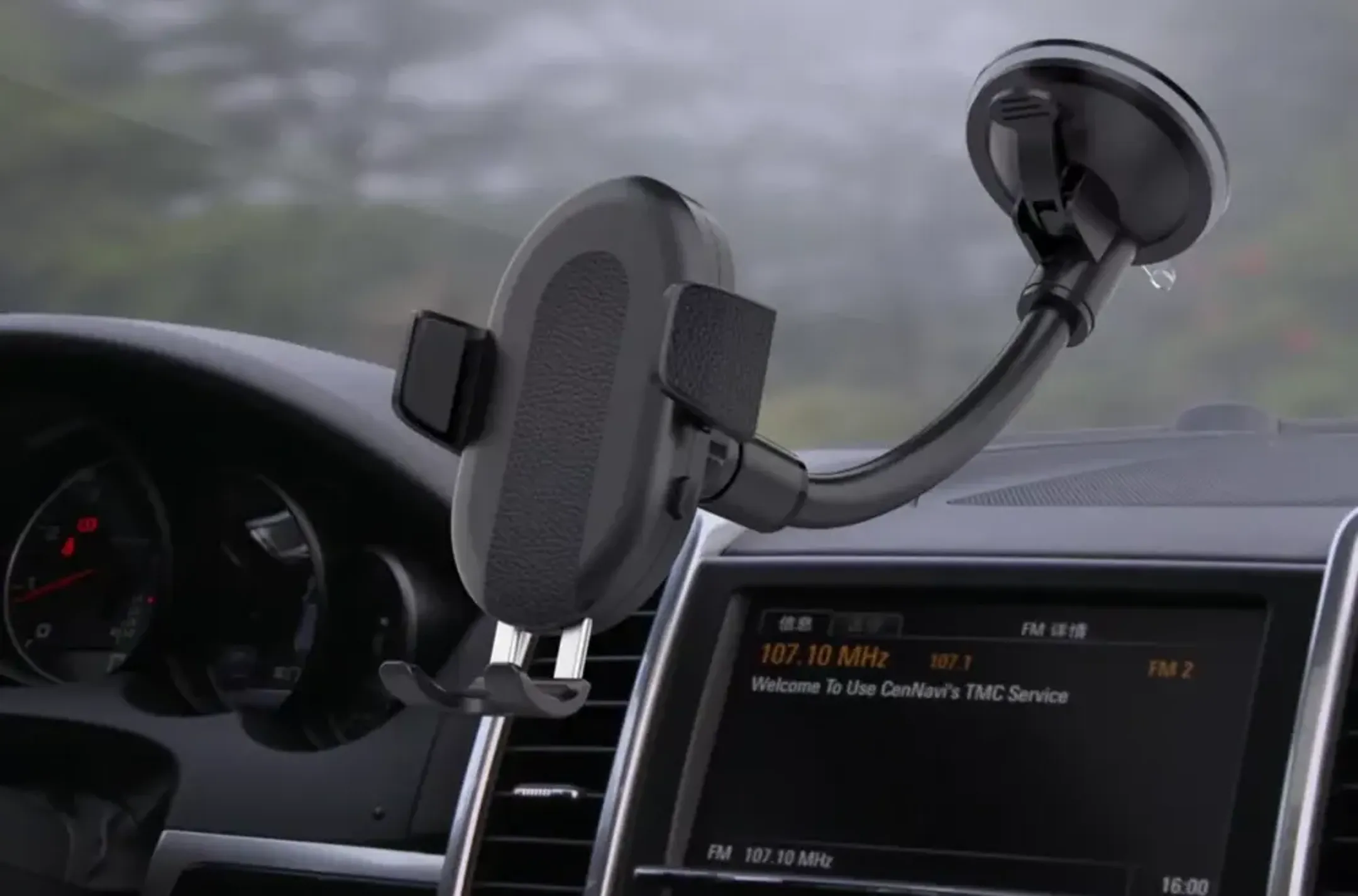 ESSENTIEL-B Autohalterung - Lüftungsgitter & Dashboard - Induktionsladung image