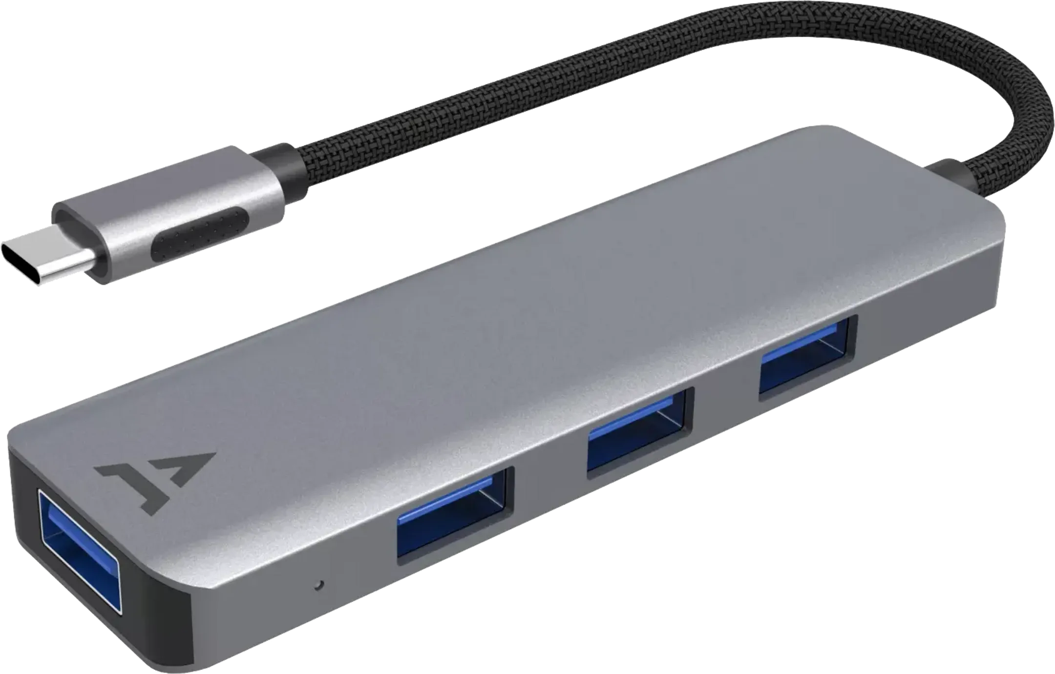 Hub 4x USB 3.0 A - Grau