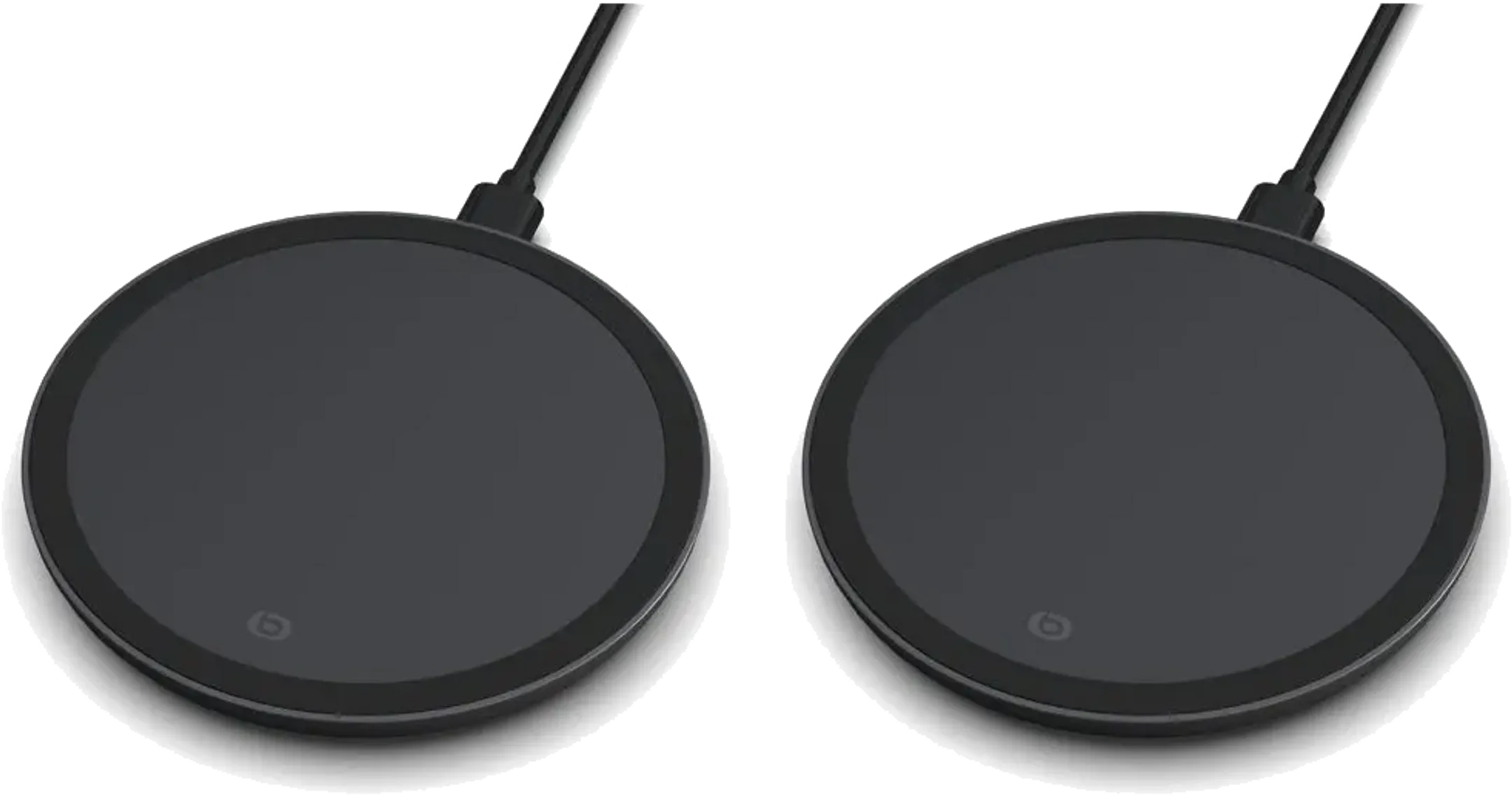 Wireless induction charger - 2 pieces - Black