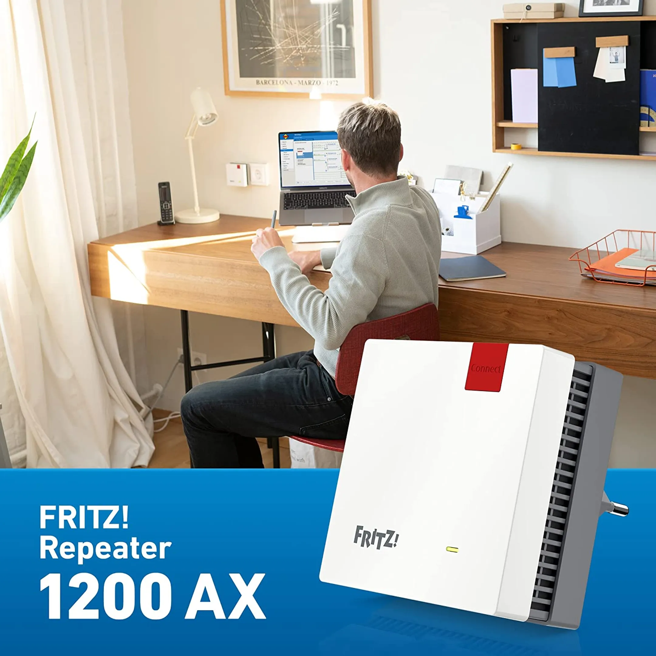 AVM FRITZ Répéteur Wi-Fi - FRITZ!Repeater 1200 AX image