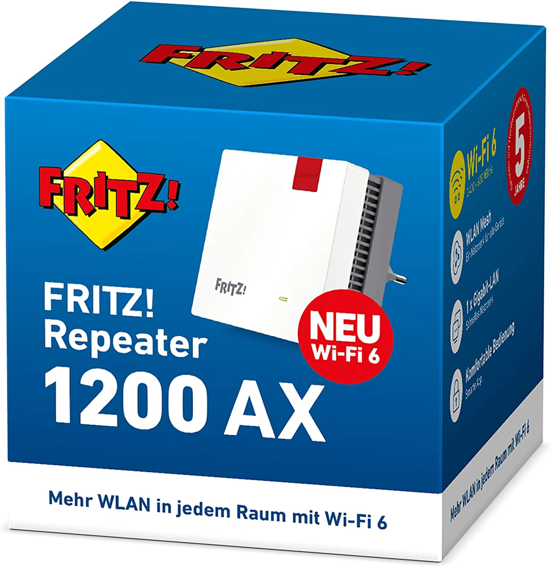 AVM FRITZ Répéteur Wi-Fi - FRITZ!Repeater 1200 AX image