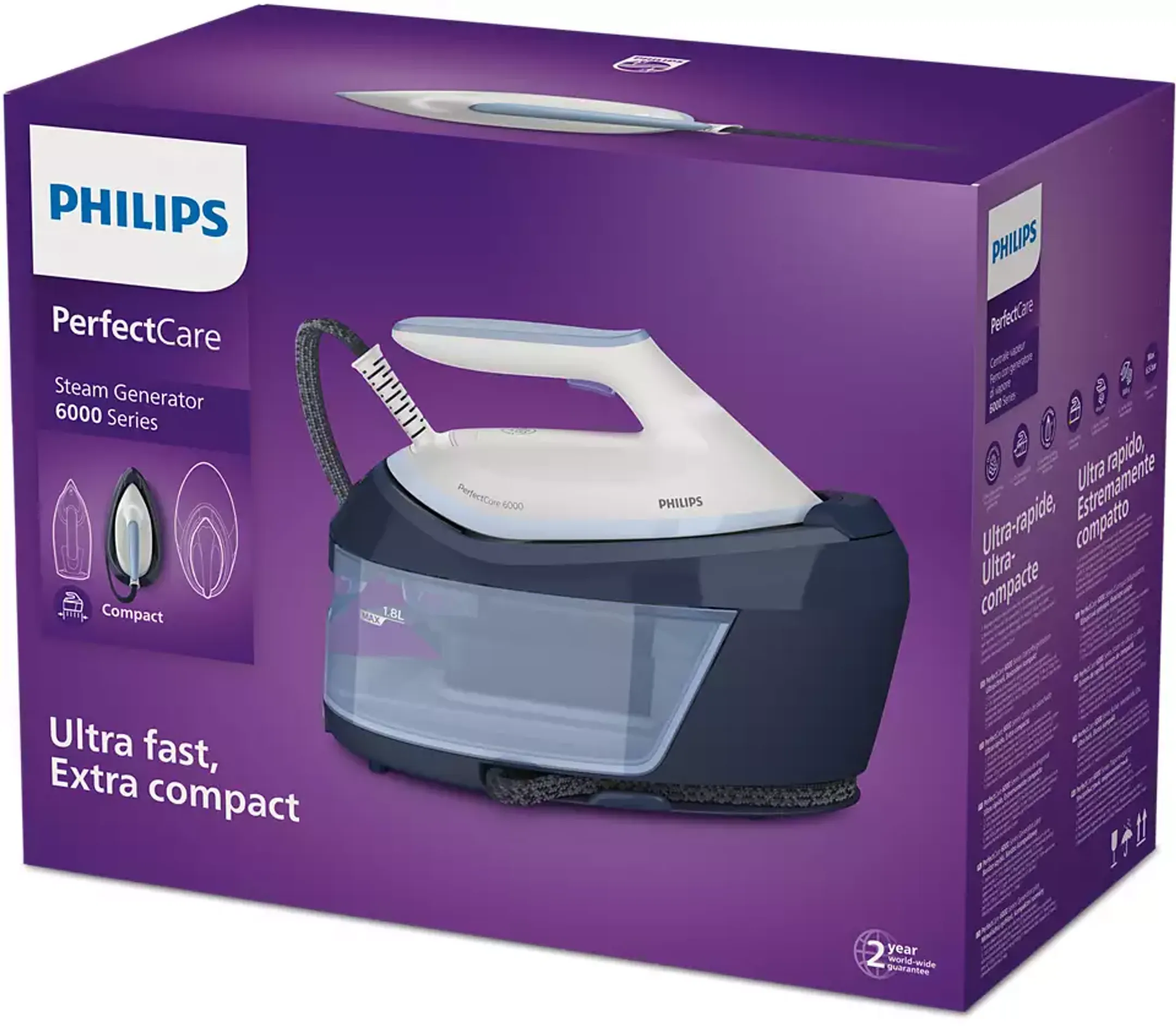 Philips Steam generator PerfectCare 6000 Series PSG6026/20 image