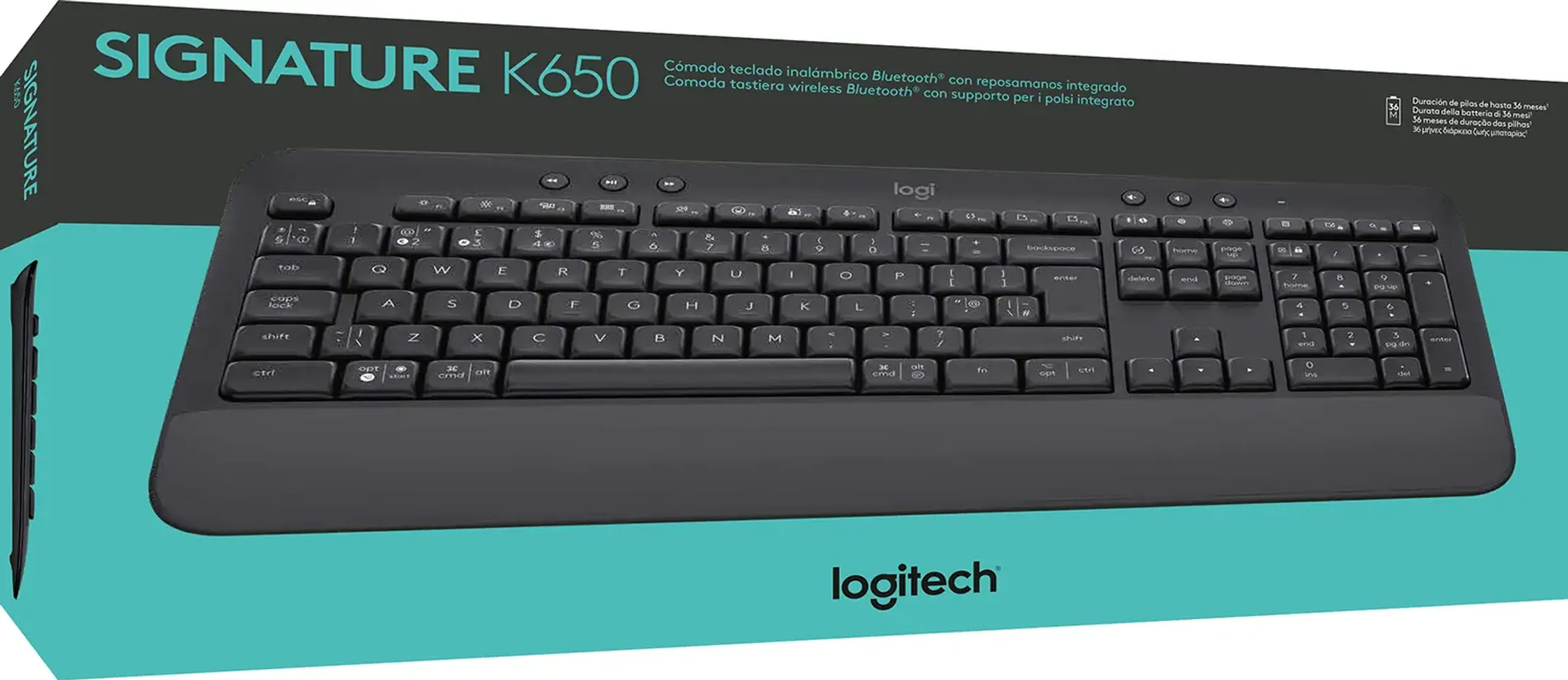 Logitech Kabellose Tastatur Signature K650 - AZERTY (NL) - Graphit image