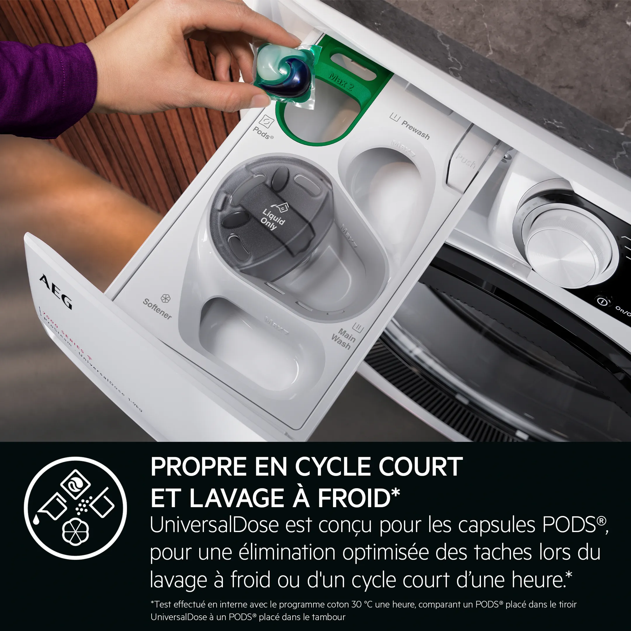 AEG Lave-linge LR76U964 7000 serie ProSteam UniversalDose image