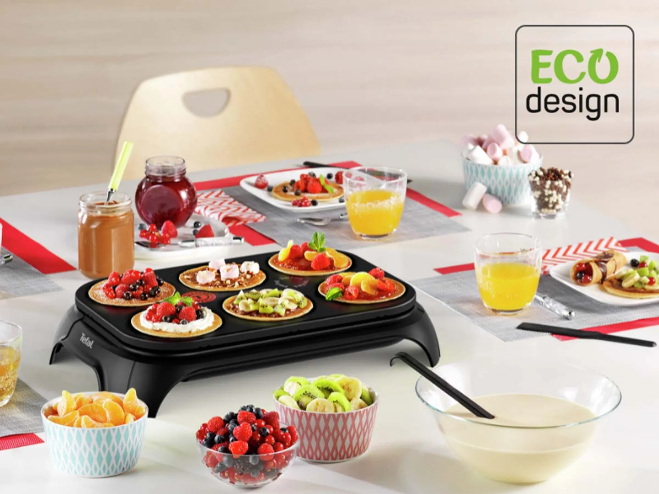 Tefal Eco Crep'Party Eco-designed Crepe Maker - PY55E810 image