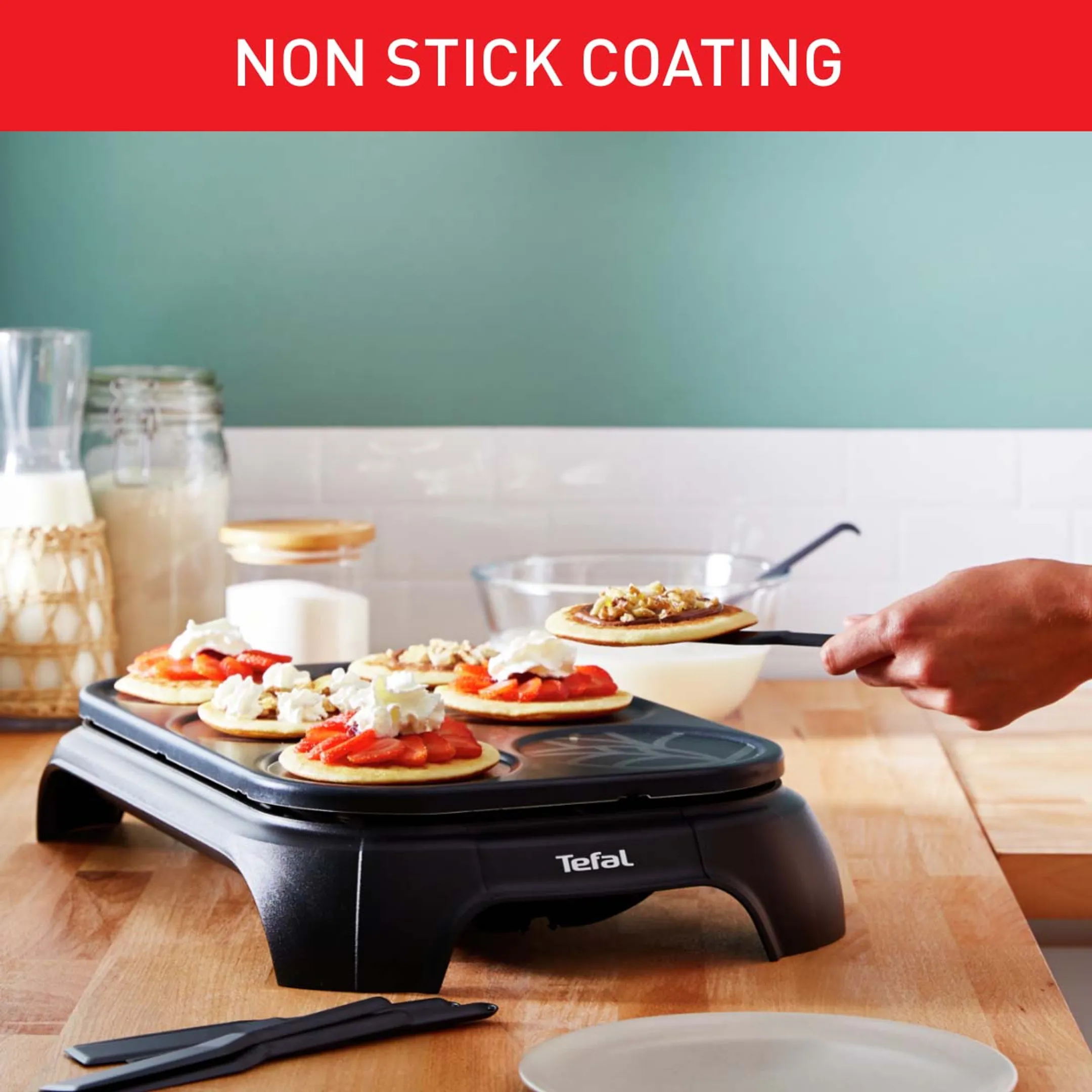 Tefal Eco Crep'Party Eco-designed Crepe Maker - PY55E810 image