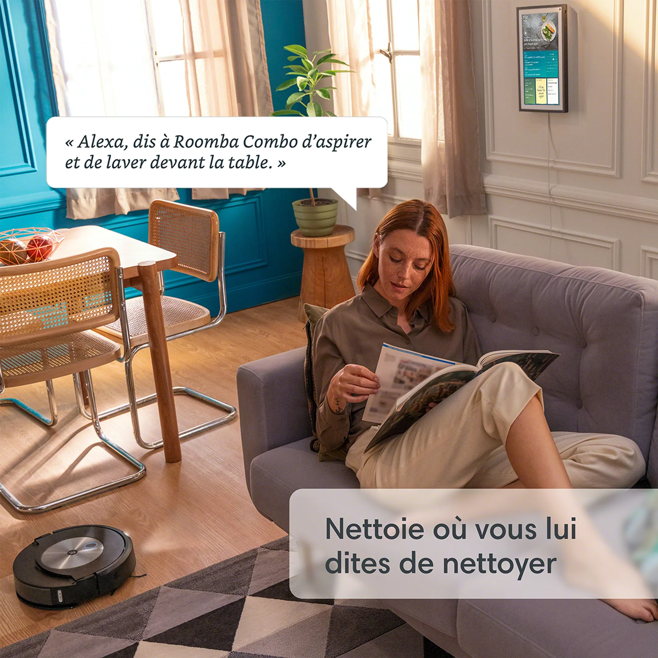 iRobot Aspirateur robot et laveur Roomba Combo j7 image