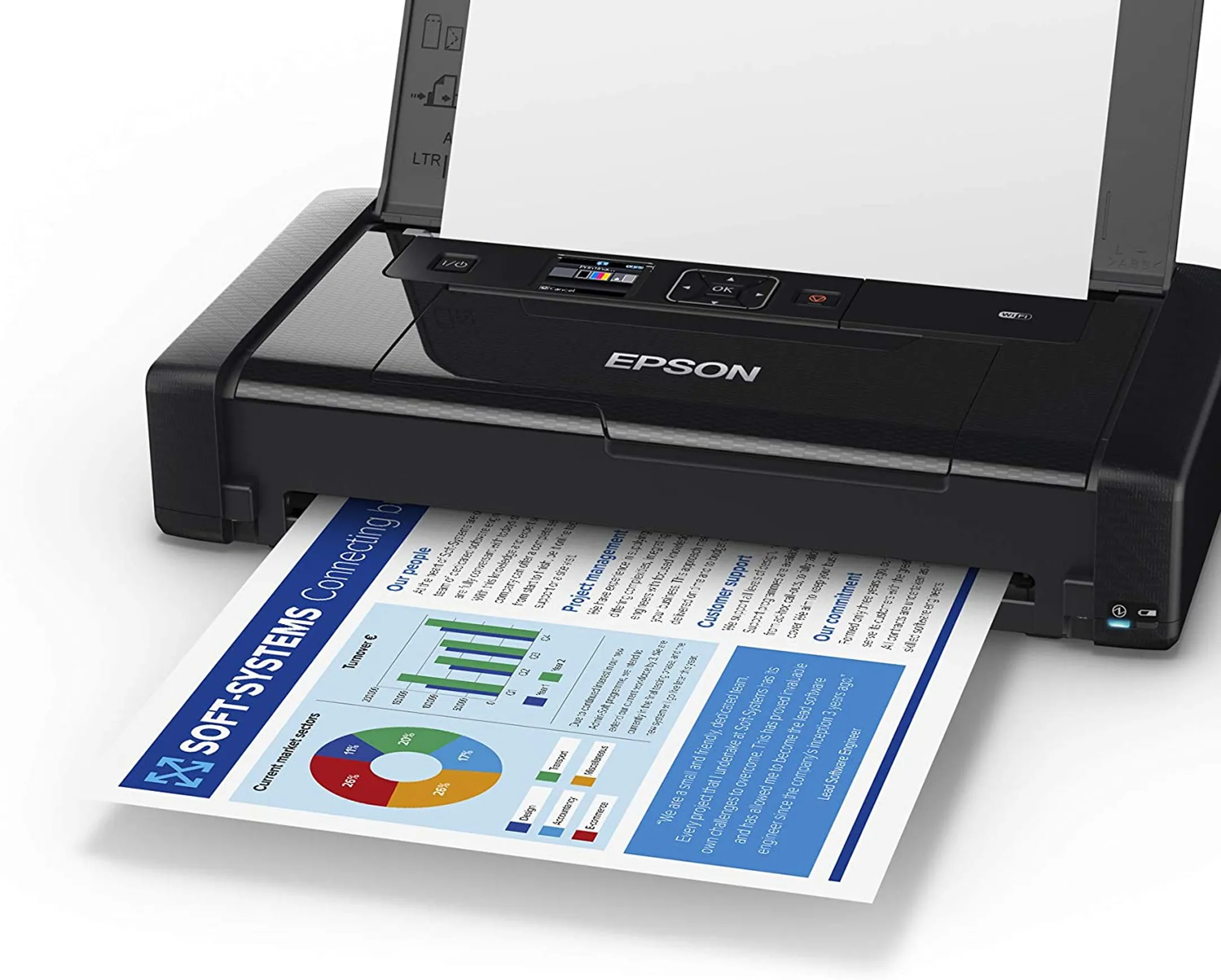 Epson Printer portable Workforce WF-110W image