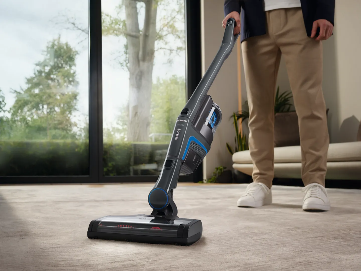 Miele Upright Vacuum Cleaner Triflex HX1 Active Grey HIFI international